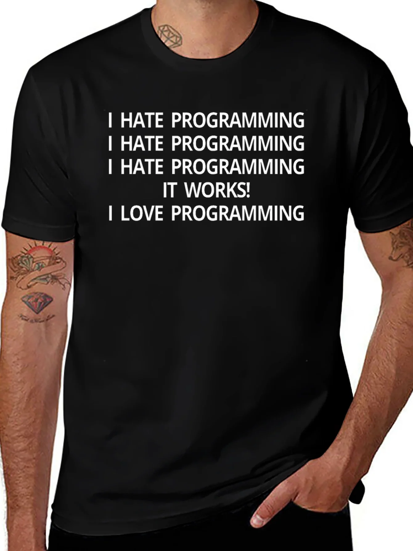 Camiseta Programaci¨®n - Odio y Amor