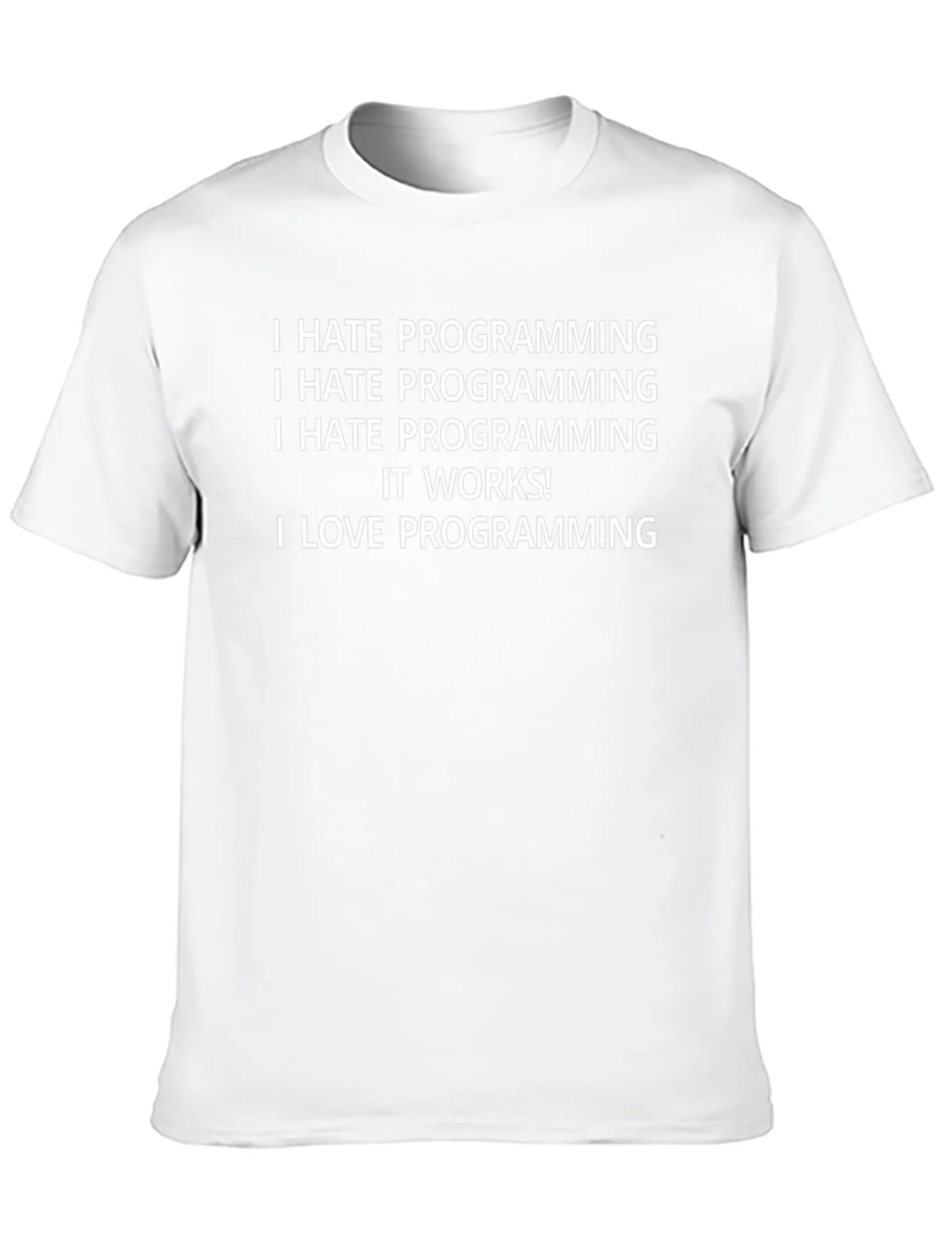 Camiseta Programaci¨®n - Odio y Amor
