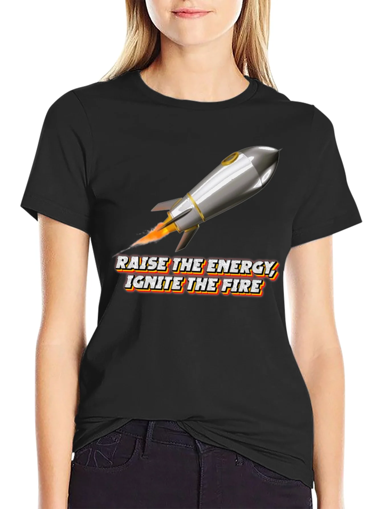 Rebbecca Rocket Energy Graphic T-Shirt