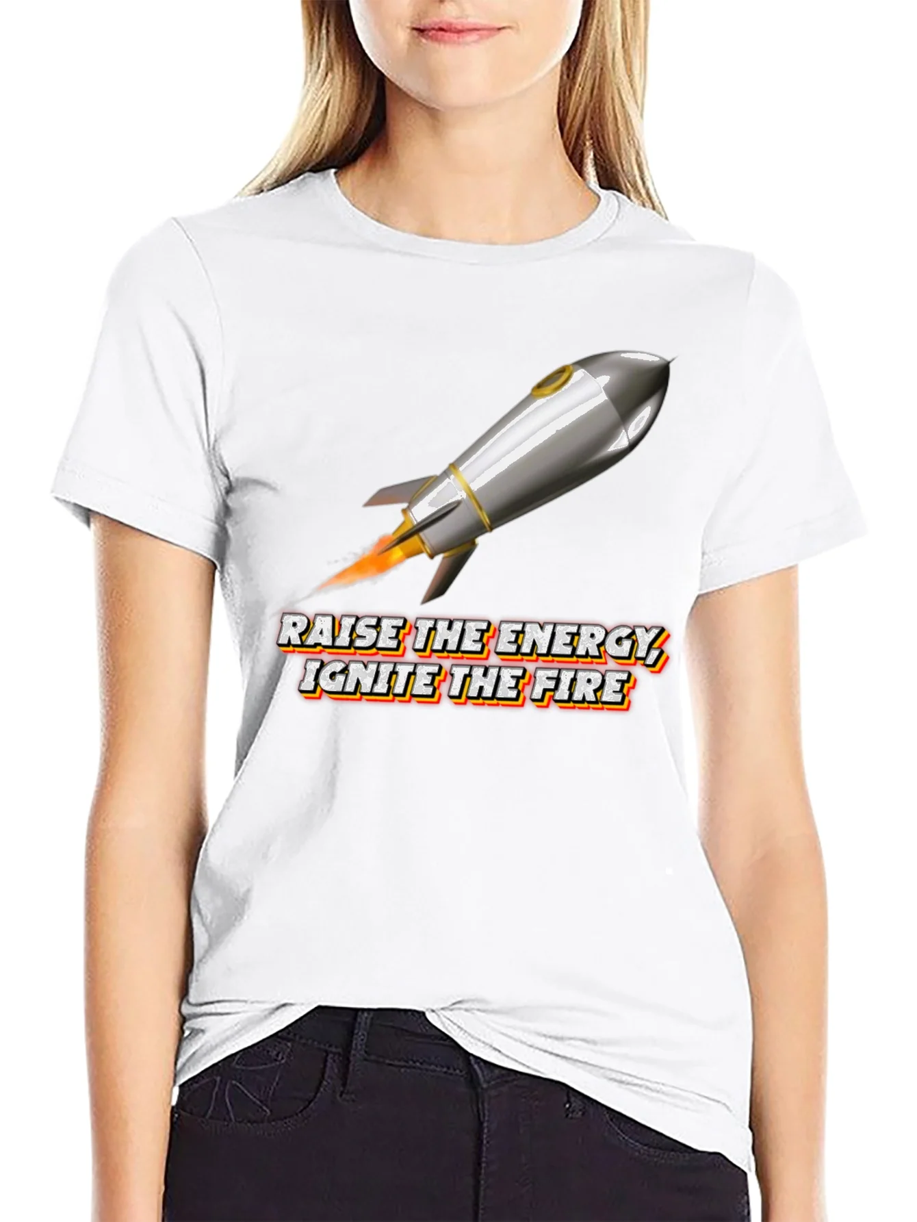 Rebbecca Rocket Energy Graphic T-Shirt