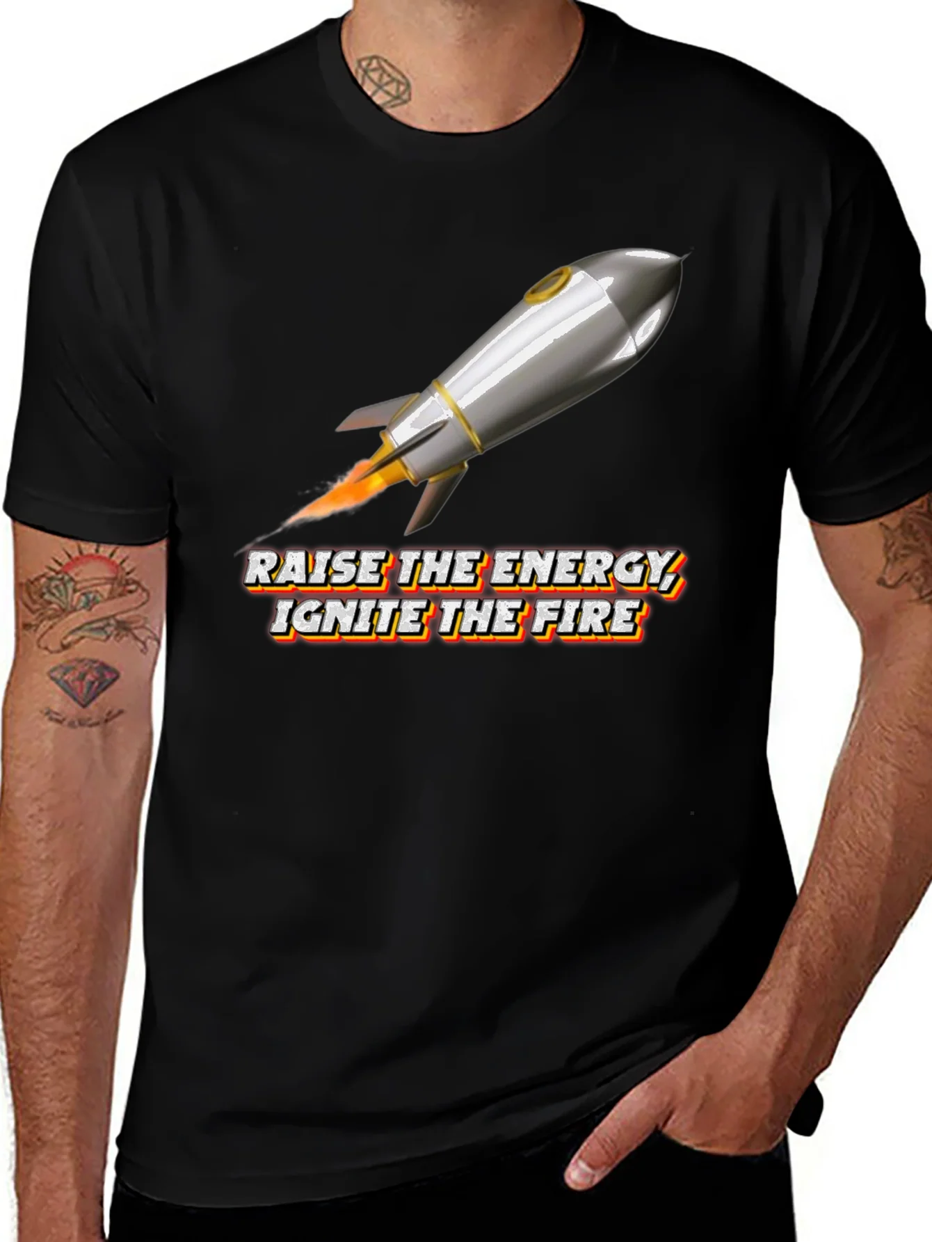 Rebbecca Rocket Energy Graphic T-Shirt