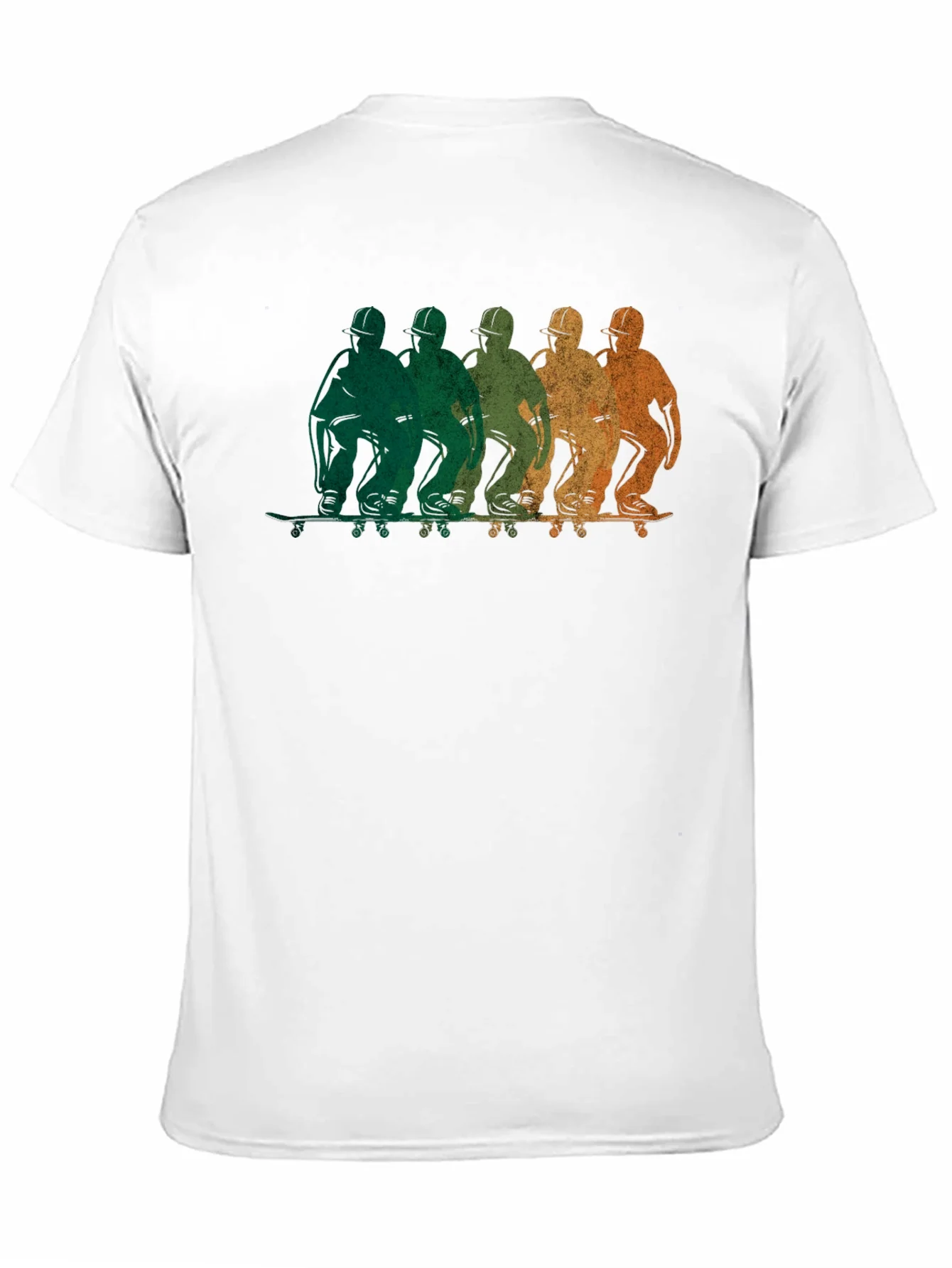 Rebbecca Retro Skateboarder Graphic Black T-Shirt