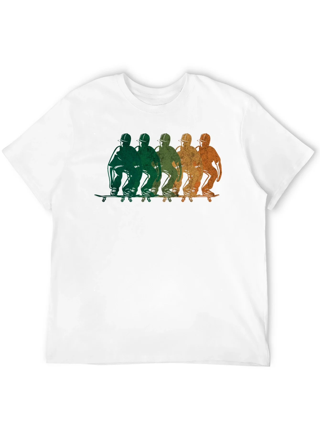 Rebbecca Retro Skateboarder Graphic Black T-Shirt