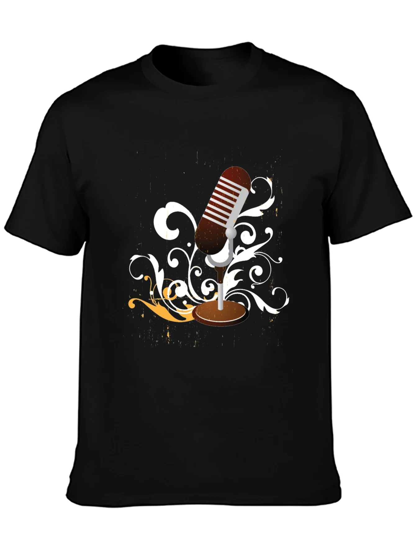 Rebbecca Retro Microphone Graphic Tee - Classic Style