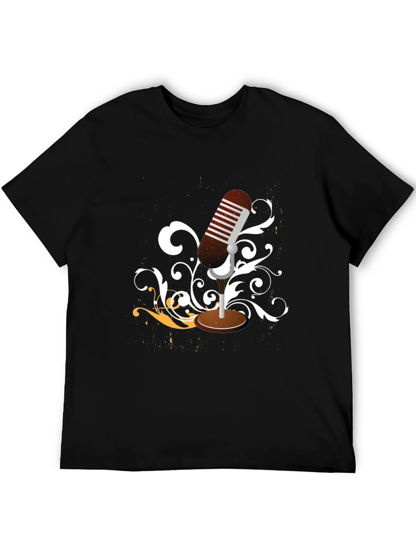 Rebbecca Retro Microphone Graphic Tee - Classic Style