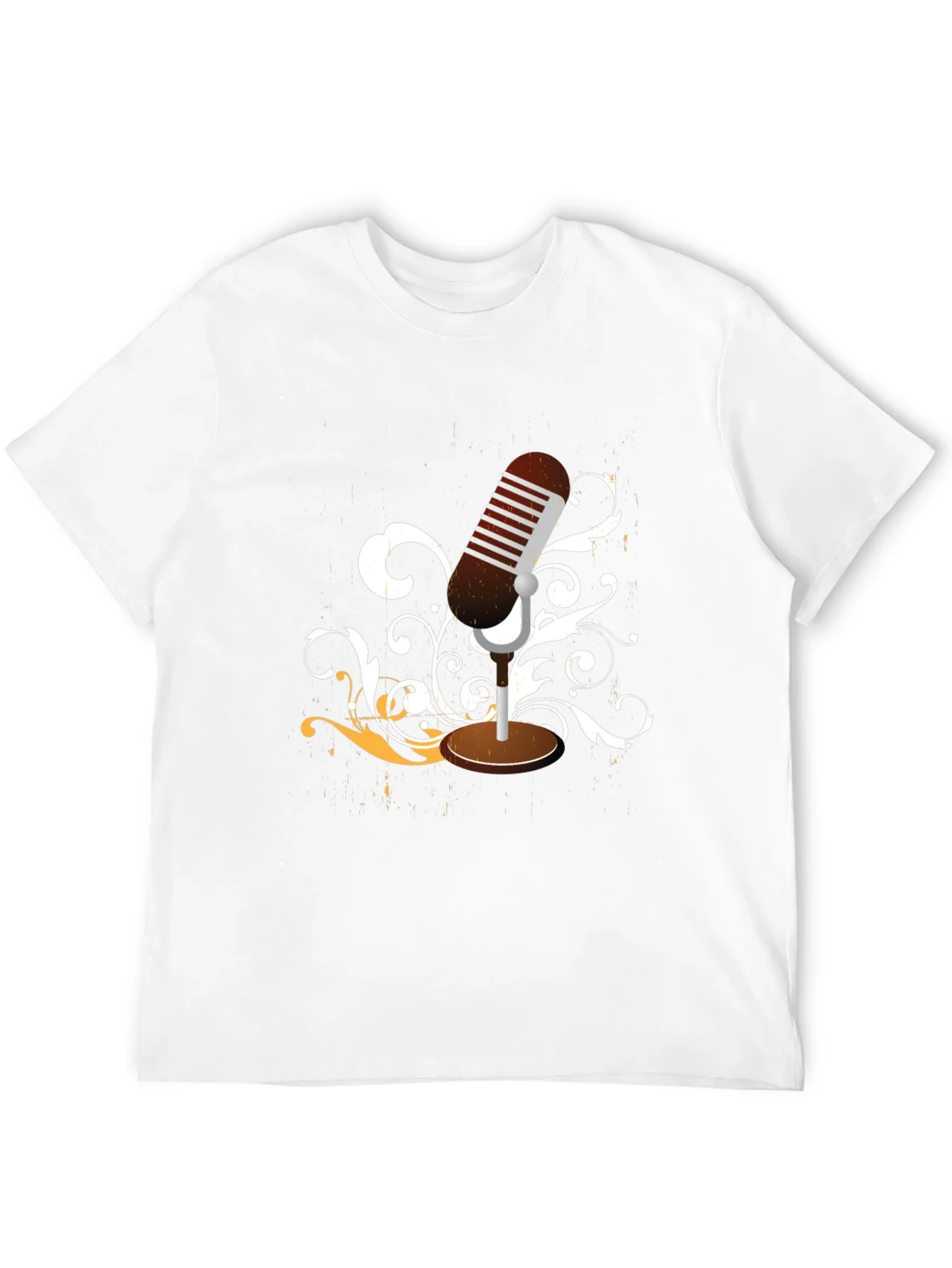 Rebbecca Retro Microphone Graphic Tee - Classic Style