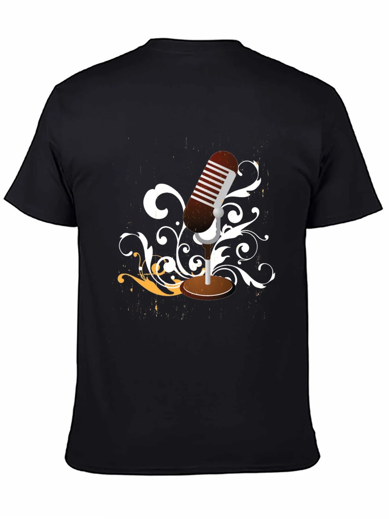 Rebbecca Retro Microphone Graphic Tee - Classic Style