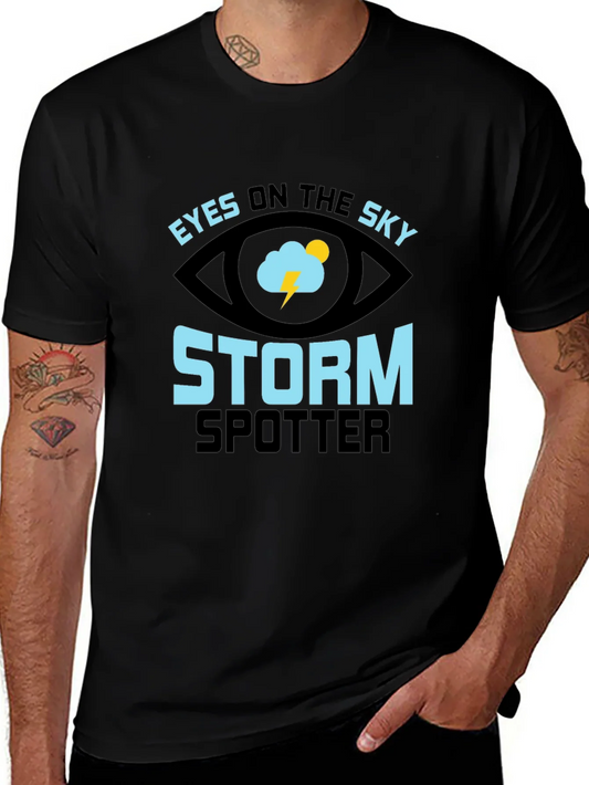 Rebbecca Eyes On The Sky Storm Spotter Black T-Shirt