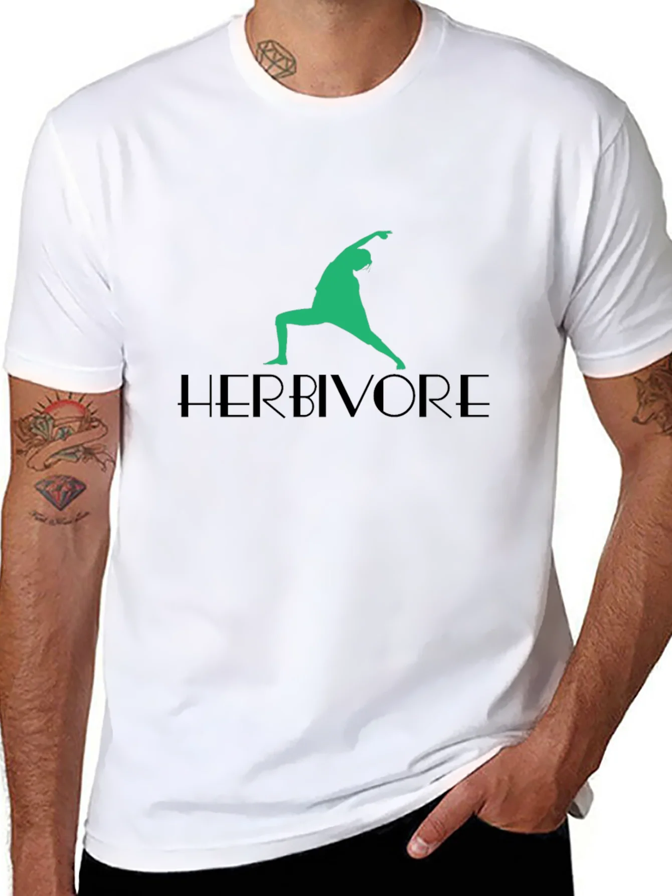 Rebbecca Herbivore Yoga Pose T-Shirt