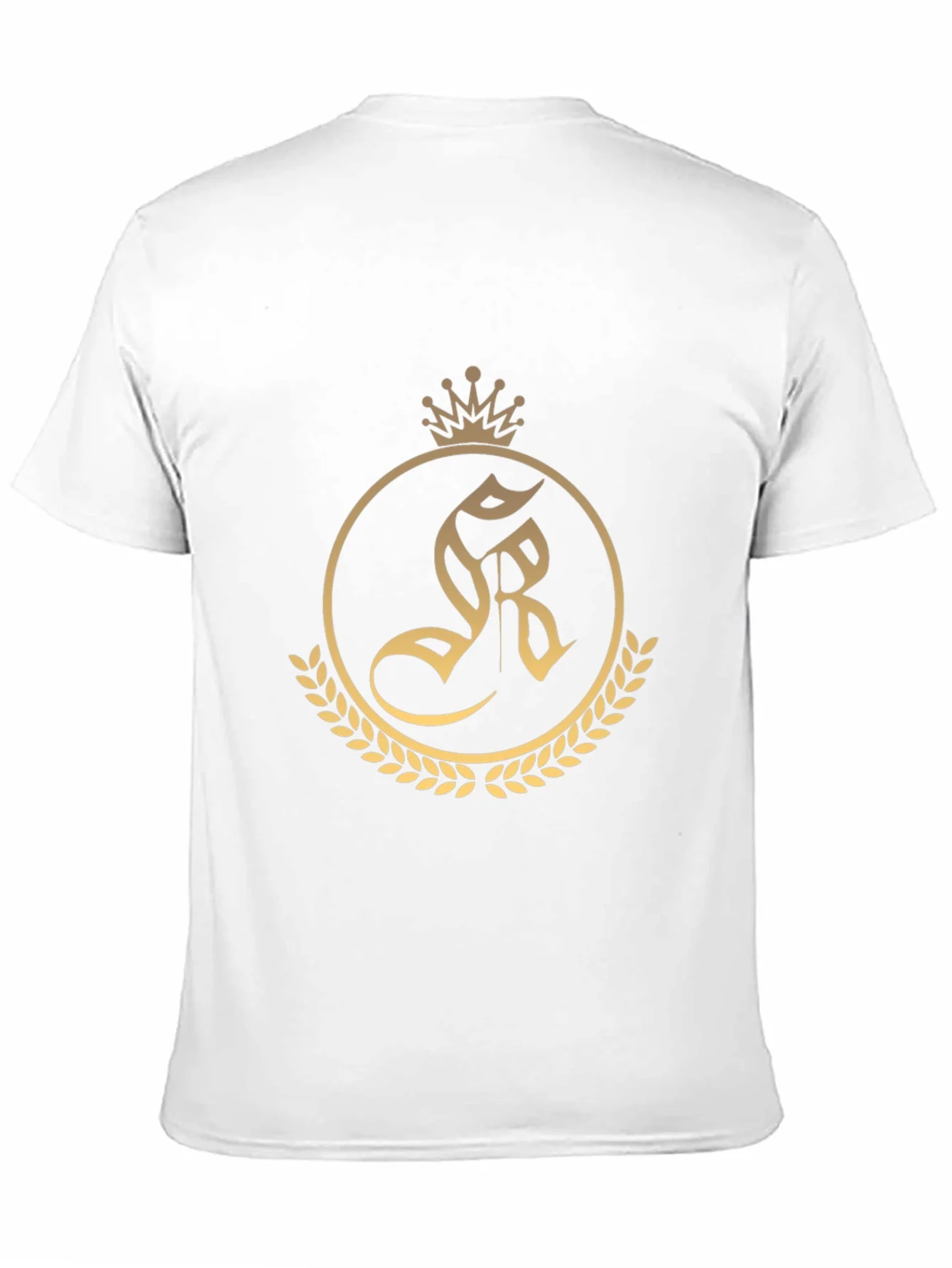 Rebbecca Regal Crest Tee - Black Cotton Blend