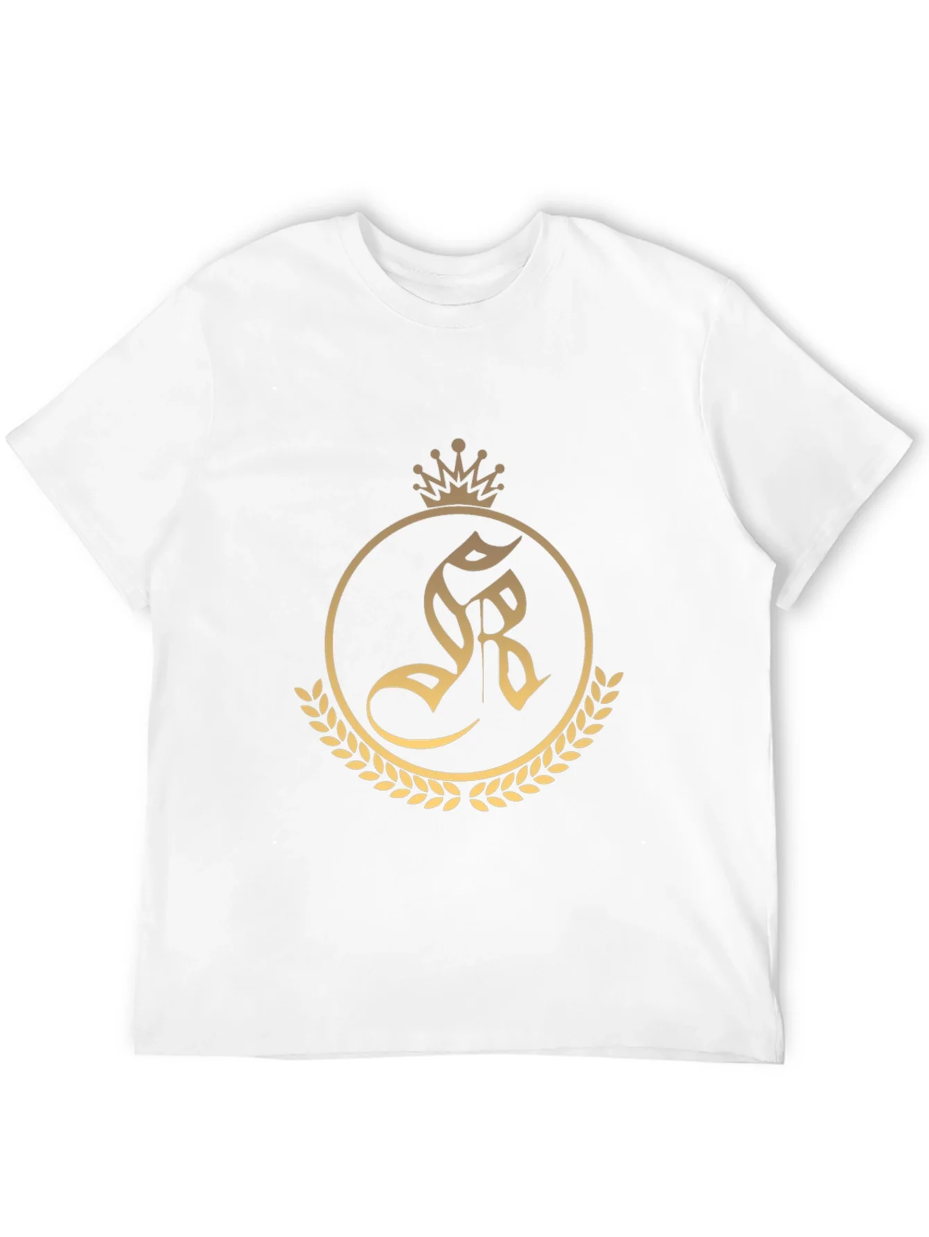 Rebbecca Regal Crest Tee - Black Cotton Blend