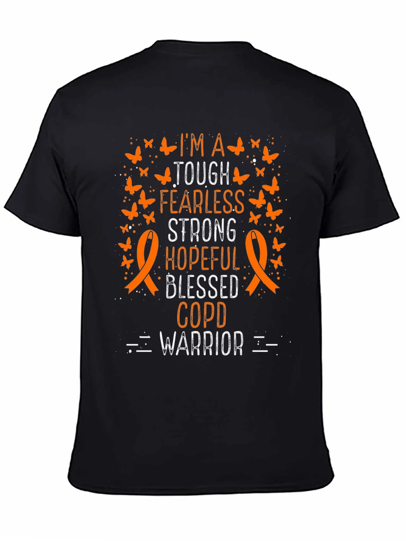 Rebbecca COPD Warrior Butterfly T-Shirt