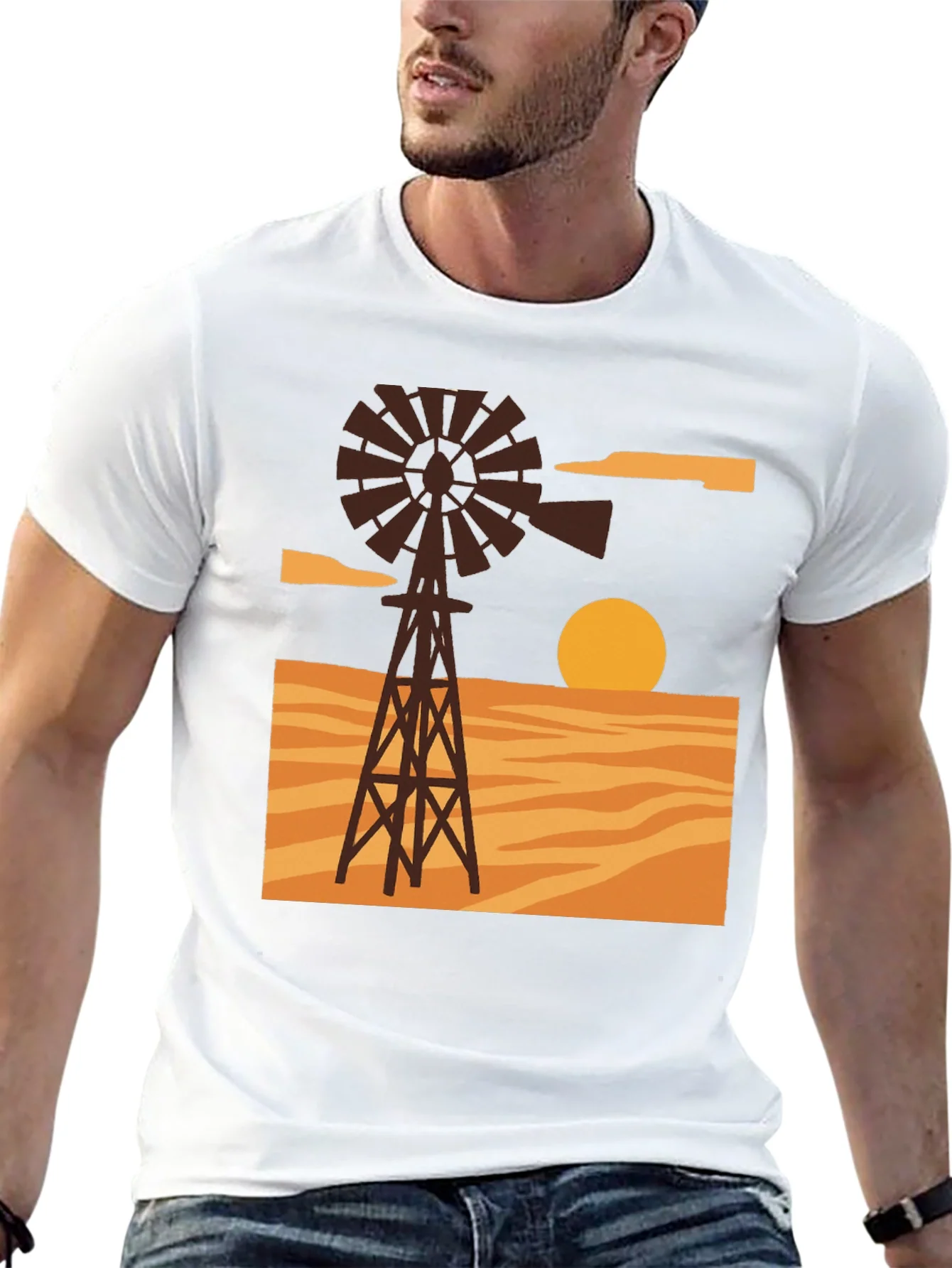 Rebbecca Windmill Desert Graphic Tee