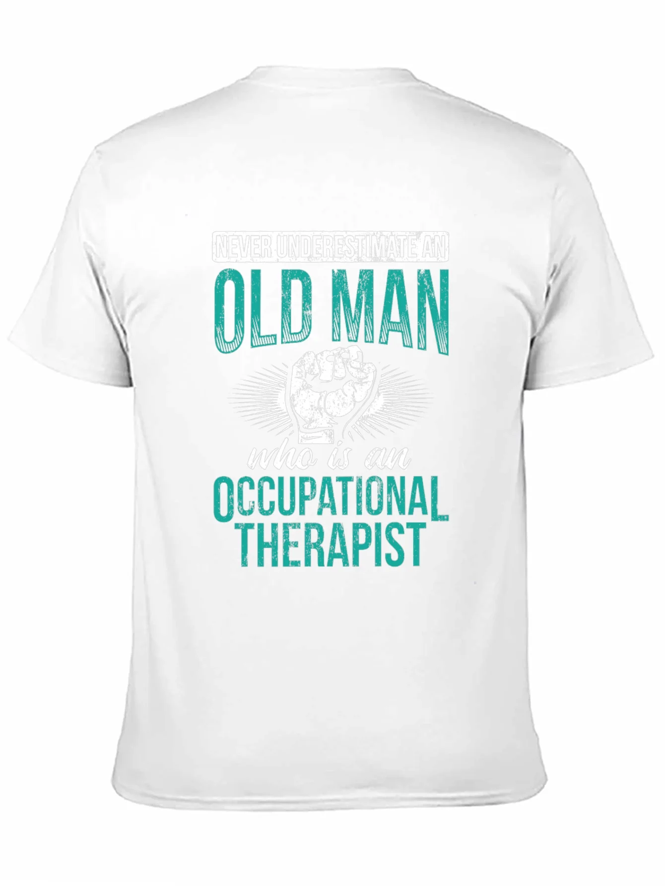 Camiseta Negra Viejo Terapeuta Ocupacional