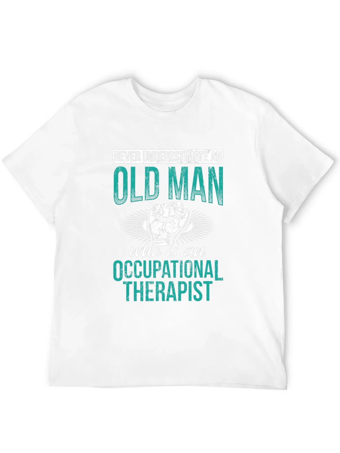 Camiseta Negra Viejo Terapeuta Ocupacional