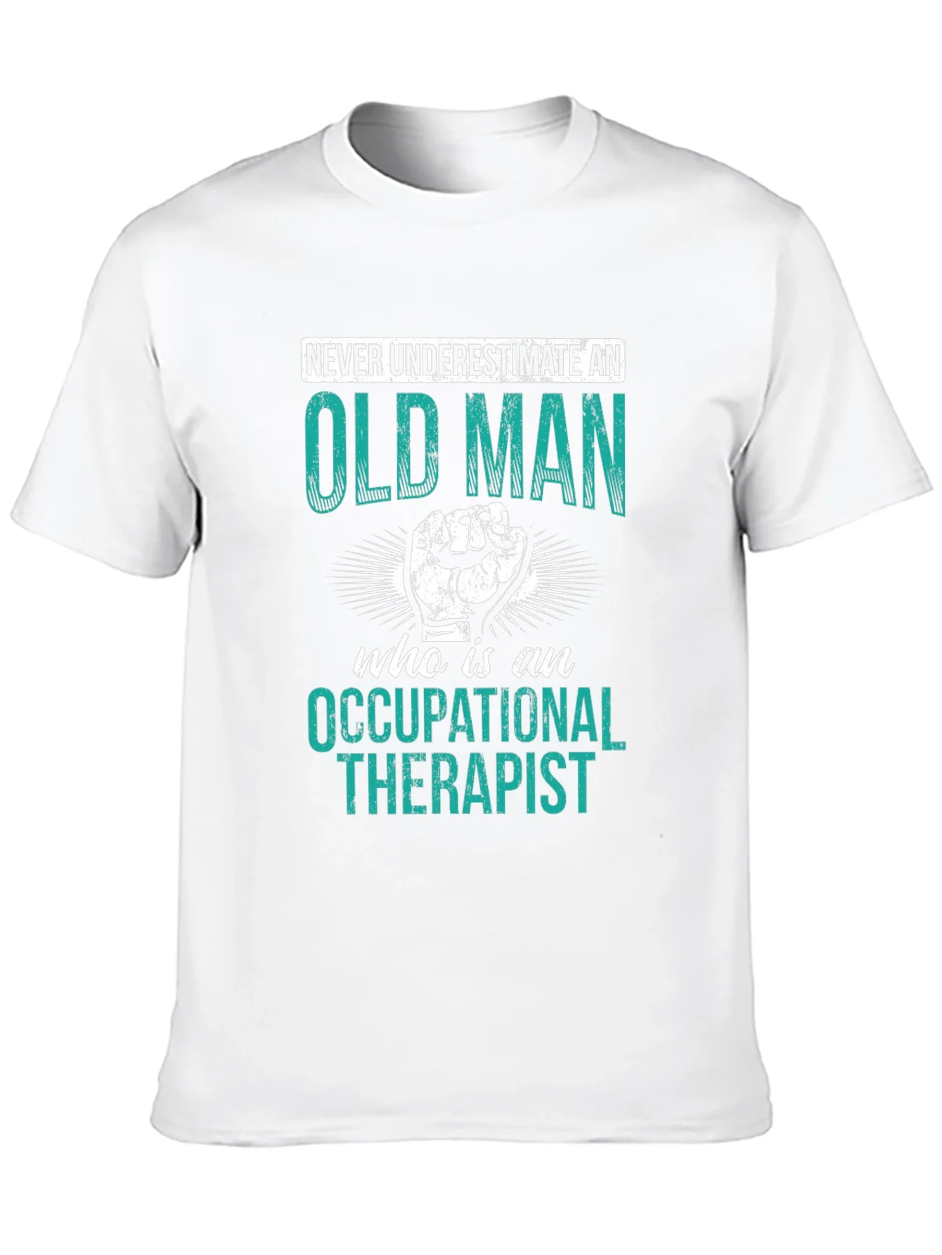 Camiseta Negra Viejo Terapeuta Ocupacional