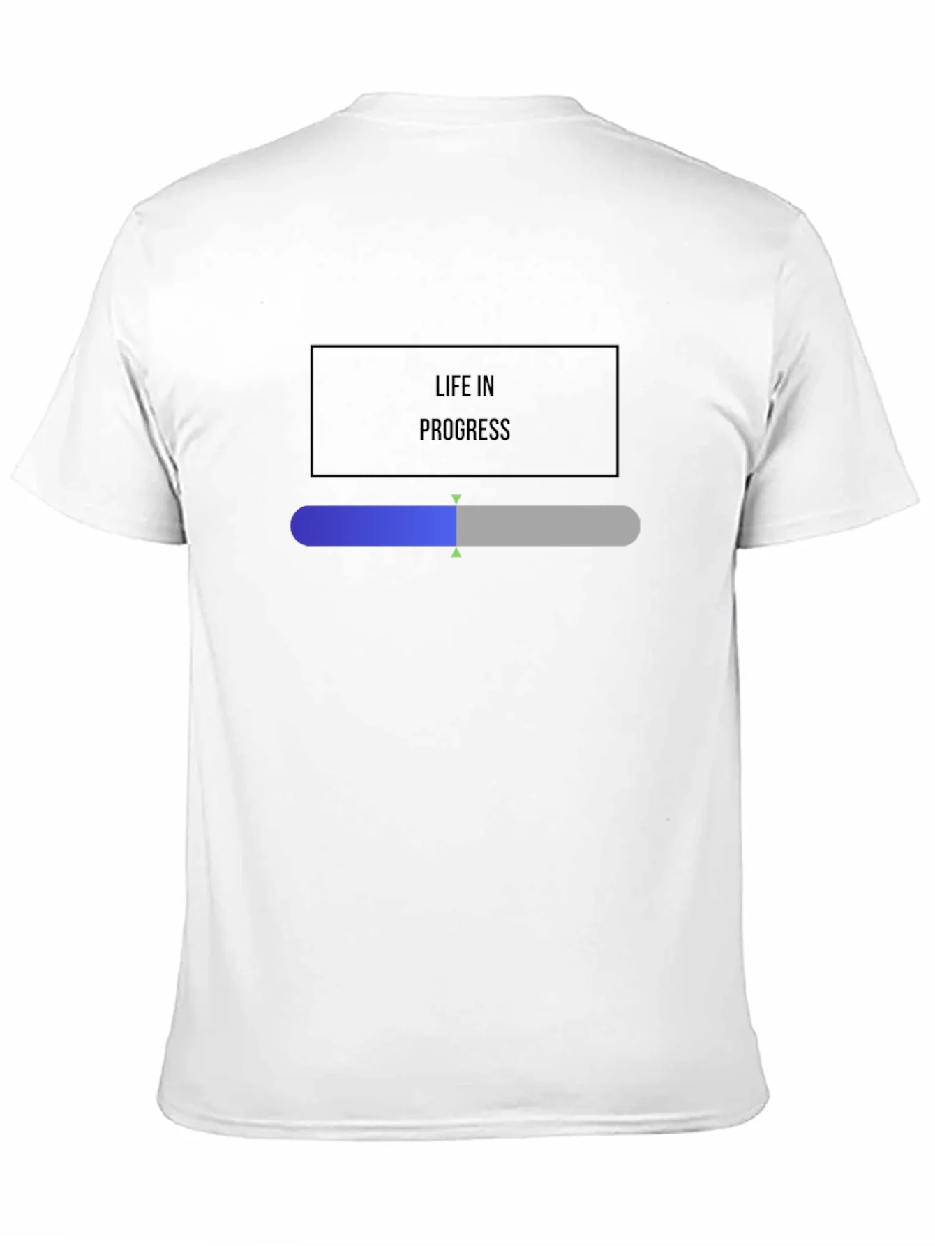 Camiseta Negra Life in Progress para Hombre