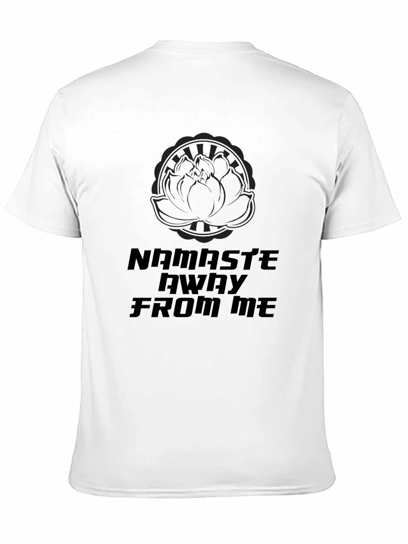 Rebbecca Namaste Away From Me Black Graphic T-Shirt