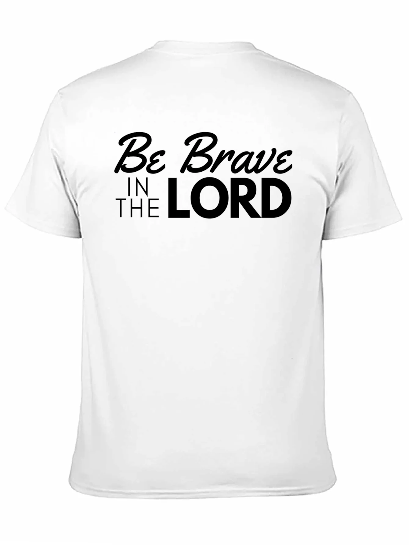 Camiseta Negra: S¨¦ Valiente en el Se?or