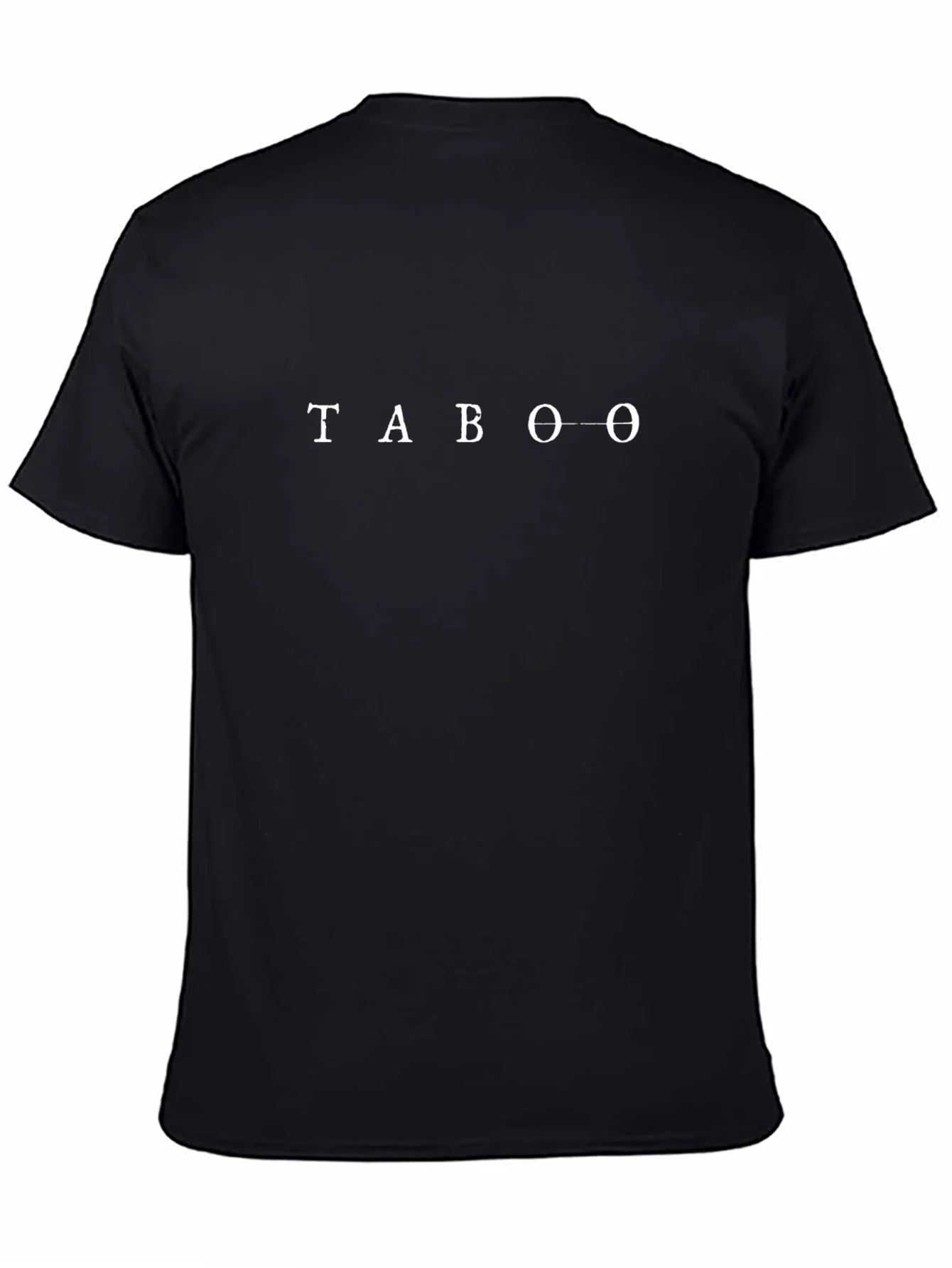 Camiseta Negra Taboo - Estilo Casual Unisex