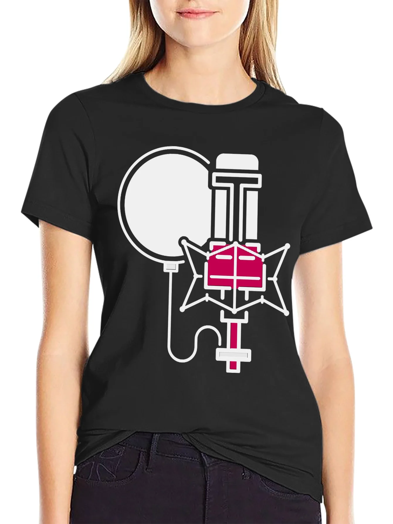 Rebbecca Retro Microphone Graphic Tee