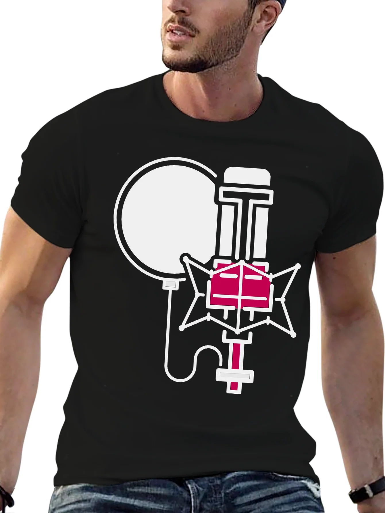 Rebbecca Retro Microphone Graphic Tee