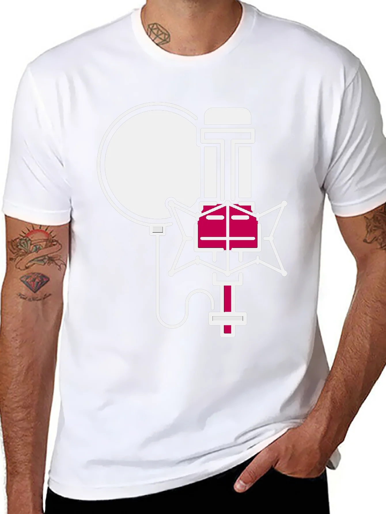 Rebbecca Retro Microphone Graphic Tee