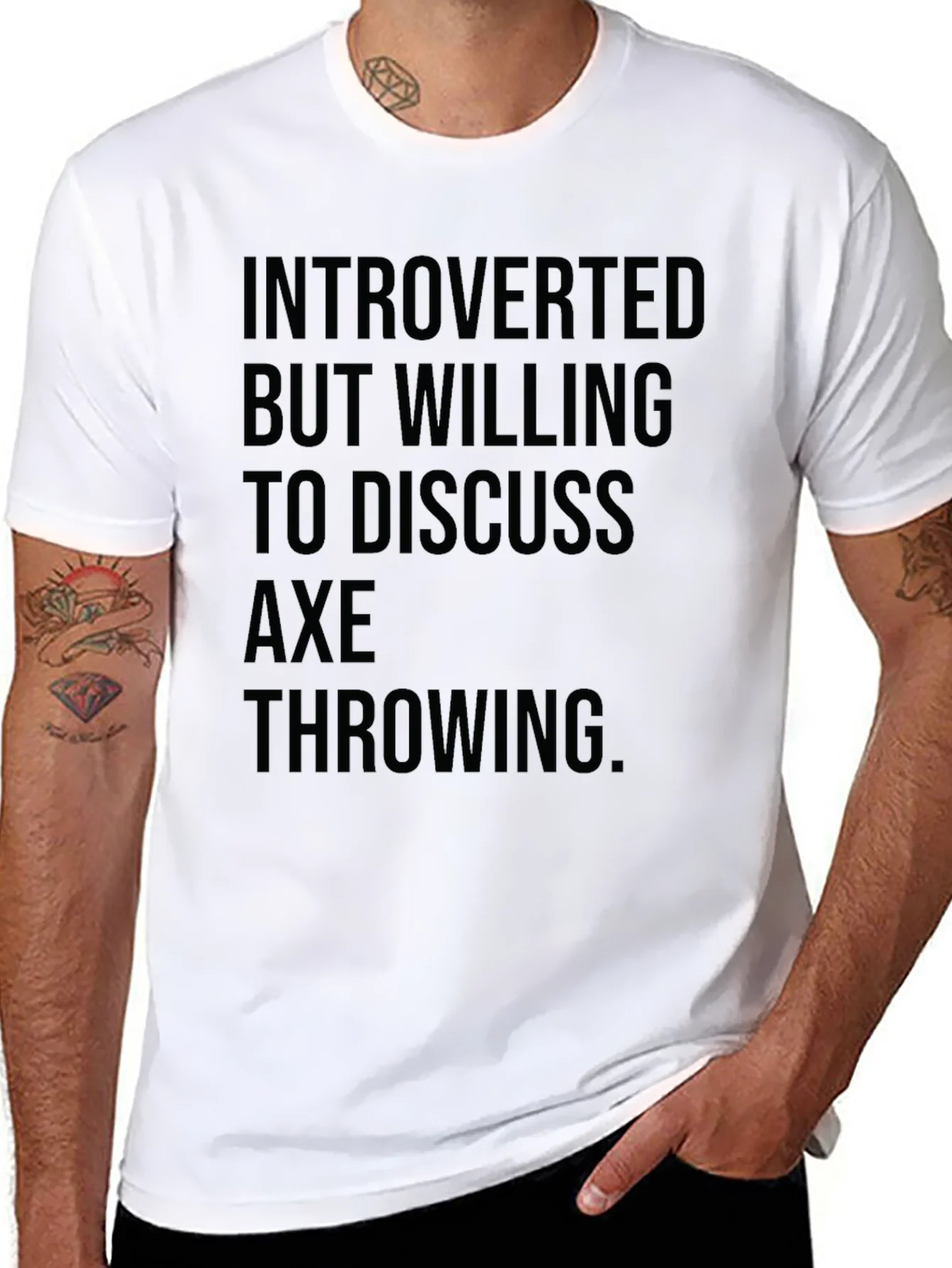 Rebbecca Introverted Axe Throwing T-Shirt