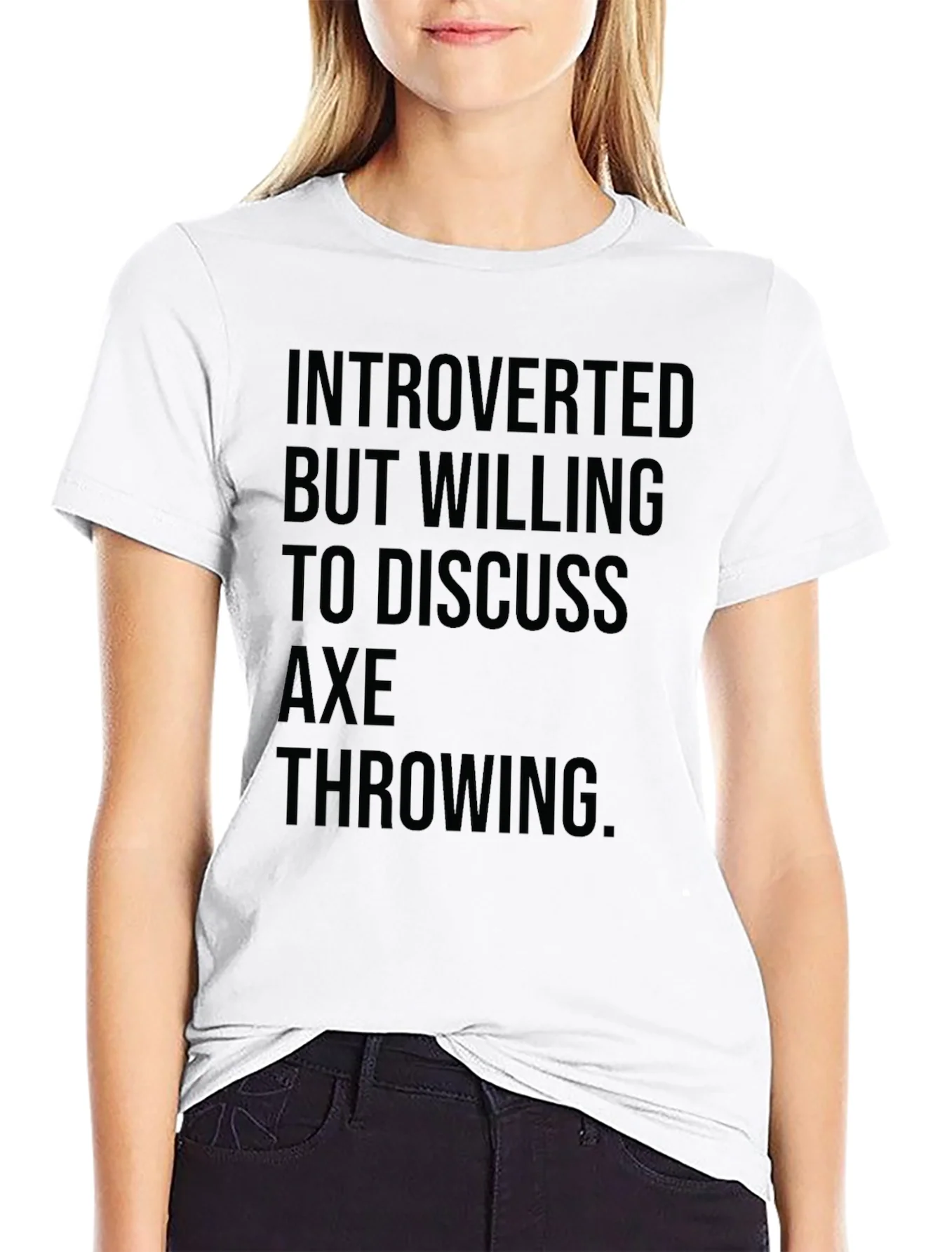 Rebbecca Introverted Axe Throwing T-Shirt