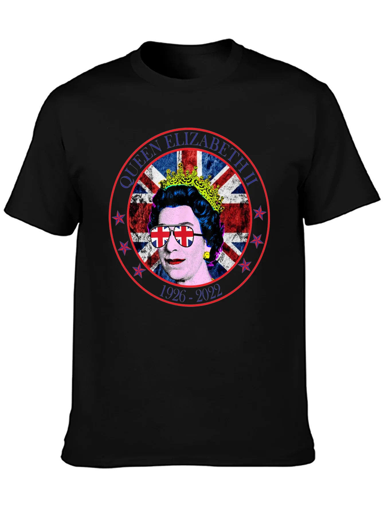 Camiseta Reina Isabel II - Tributo Pop Art