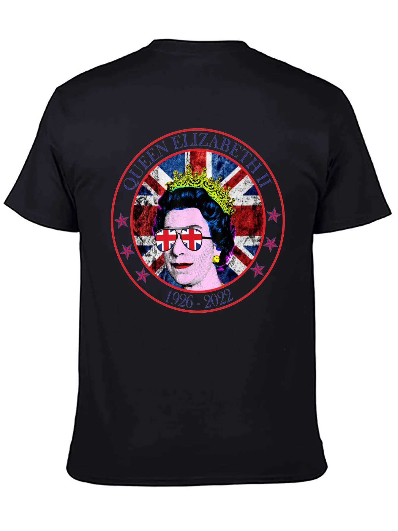 Camiseta Reina Isabel II - Tributo Pop Art