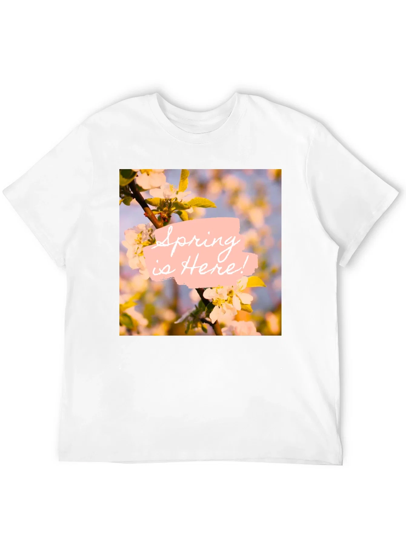 Rebbecca Spring is Here! Graphic T-Shirt - Black