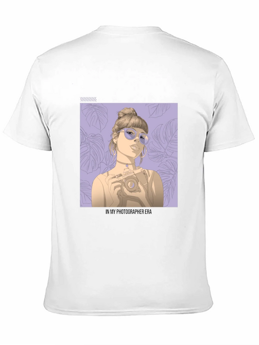 Rebbecca Photographer Era Graphic Tee - Stylish Unisex Black T-Shirt
