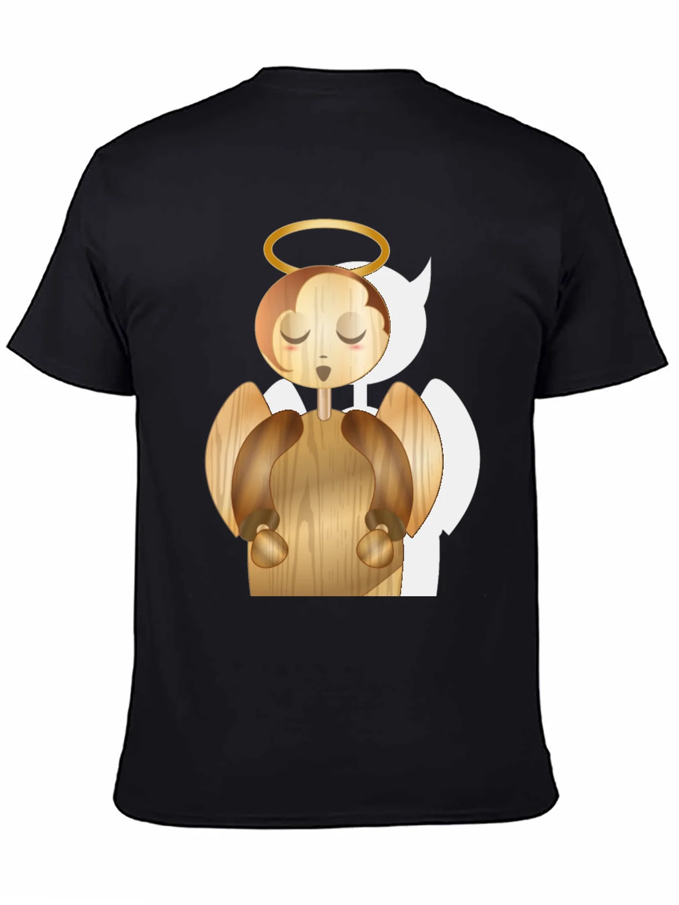 Rebbecca Angel Graphic Tee - Whimsical Wood Design