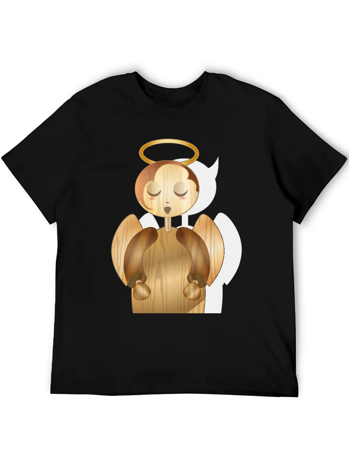 Rebbecca Angel Graphic Tee - Whimsical Wood Design