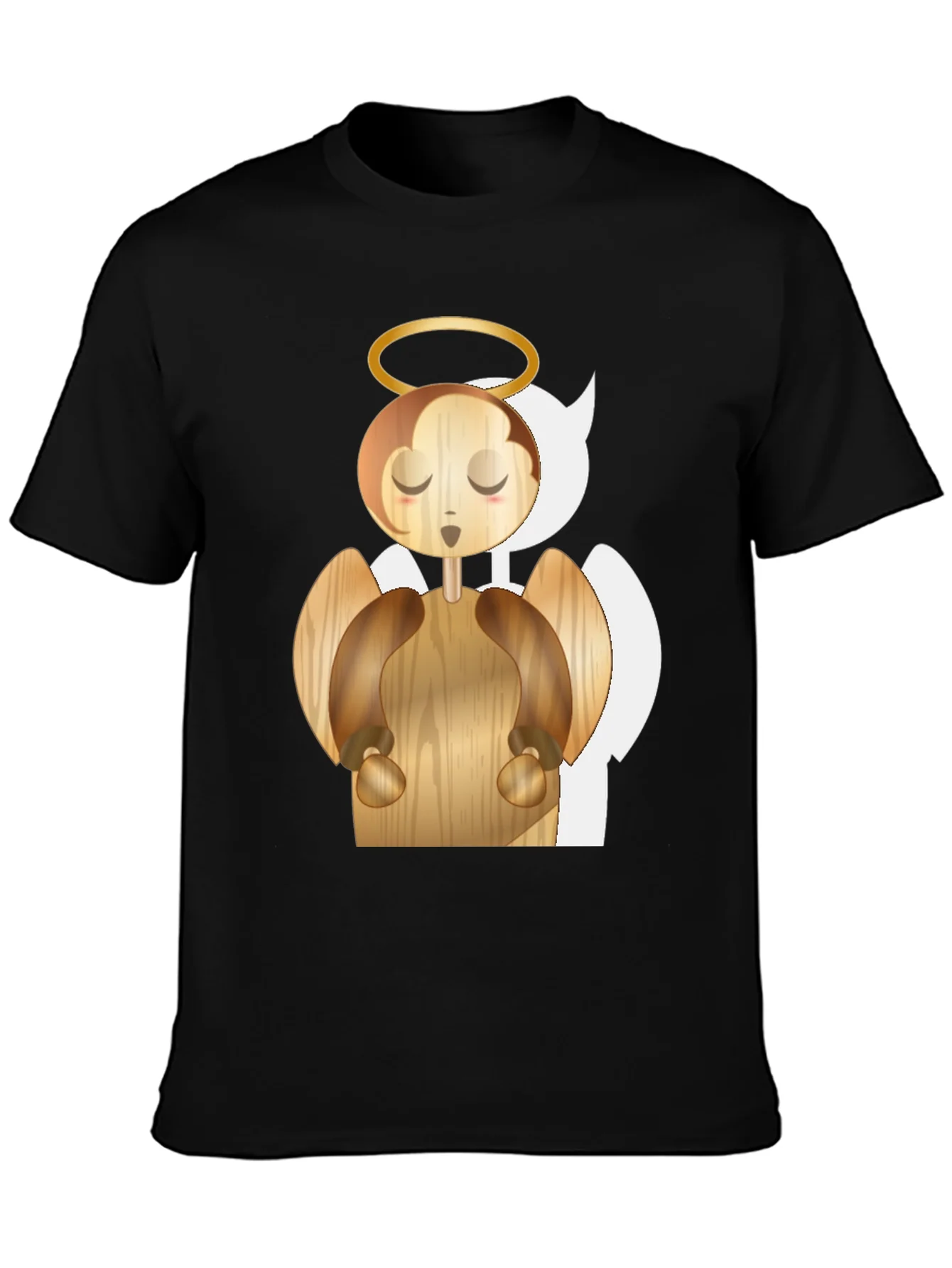 Rebbecca Angel Graphic Tee - Whimsical Wood Design