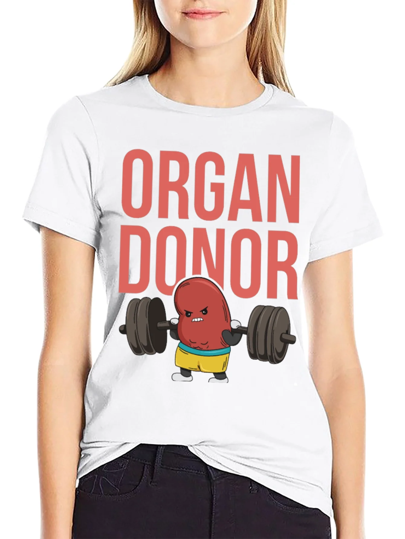Rebbecca Organ Donor Funny Gym T-Shirt