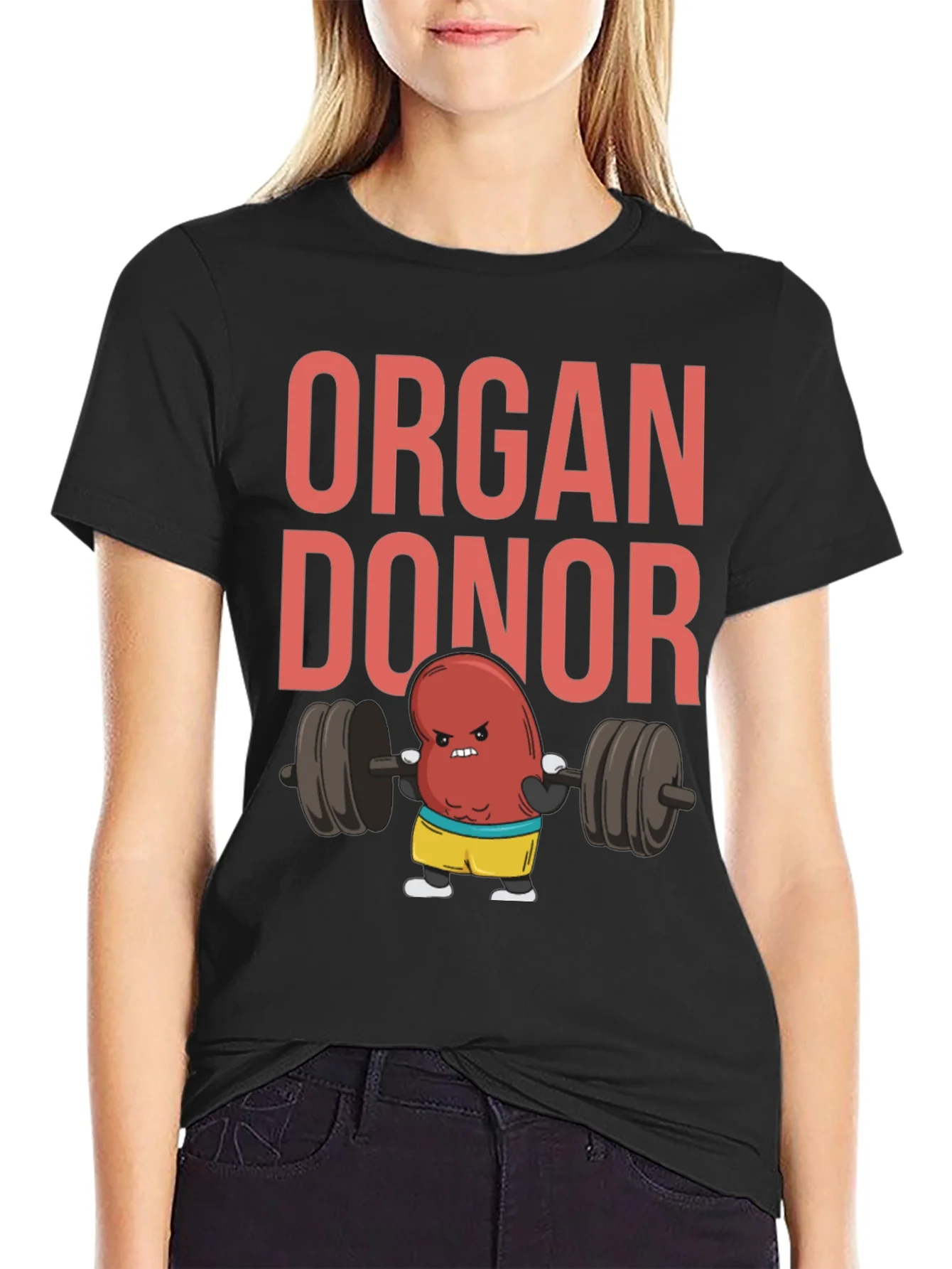 Rebbecca Organ Donor Funny Gym T-Shirt