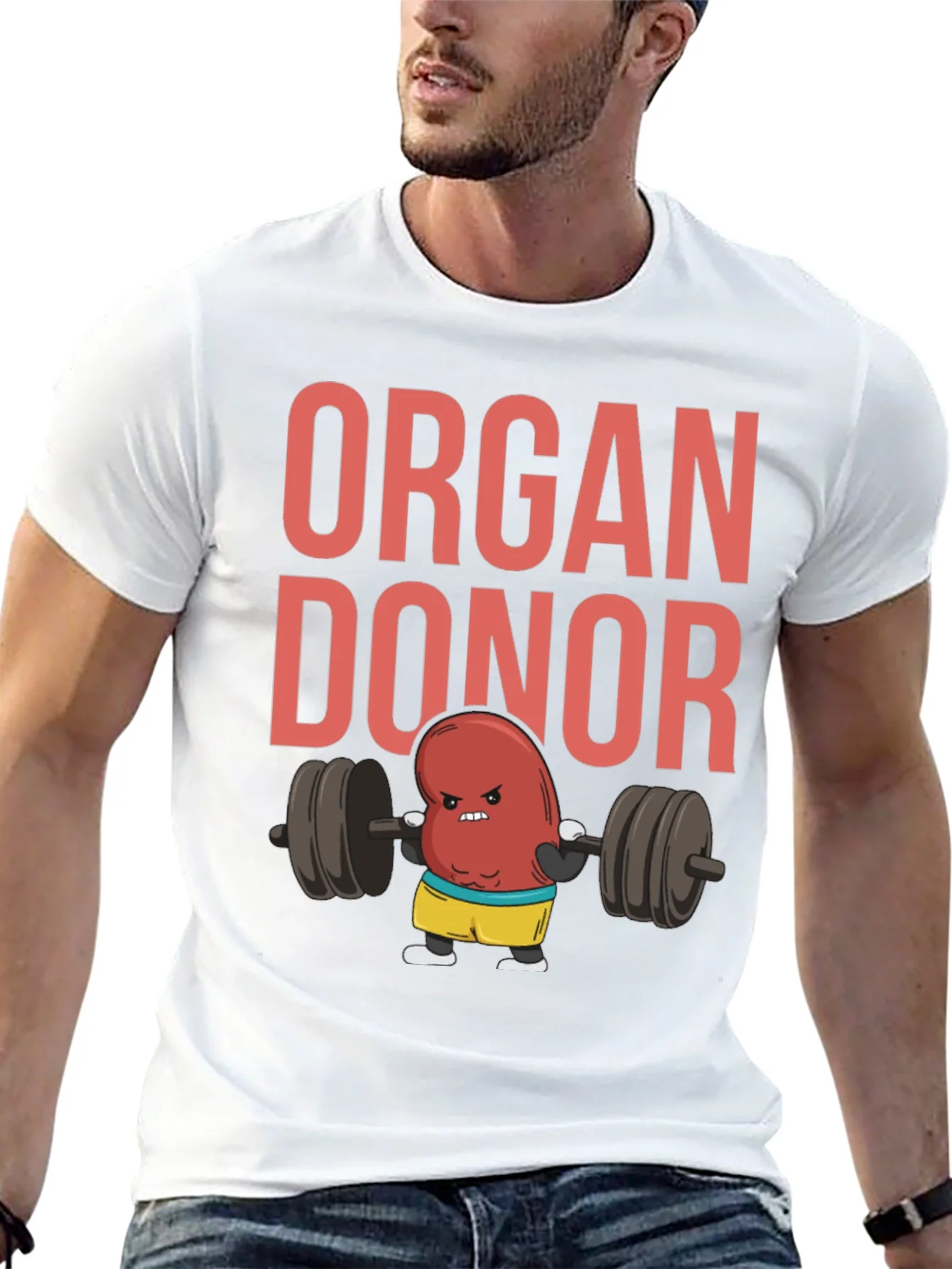 Rebbecca Organ Donor Funny Gym T-Shirt