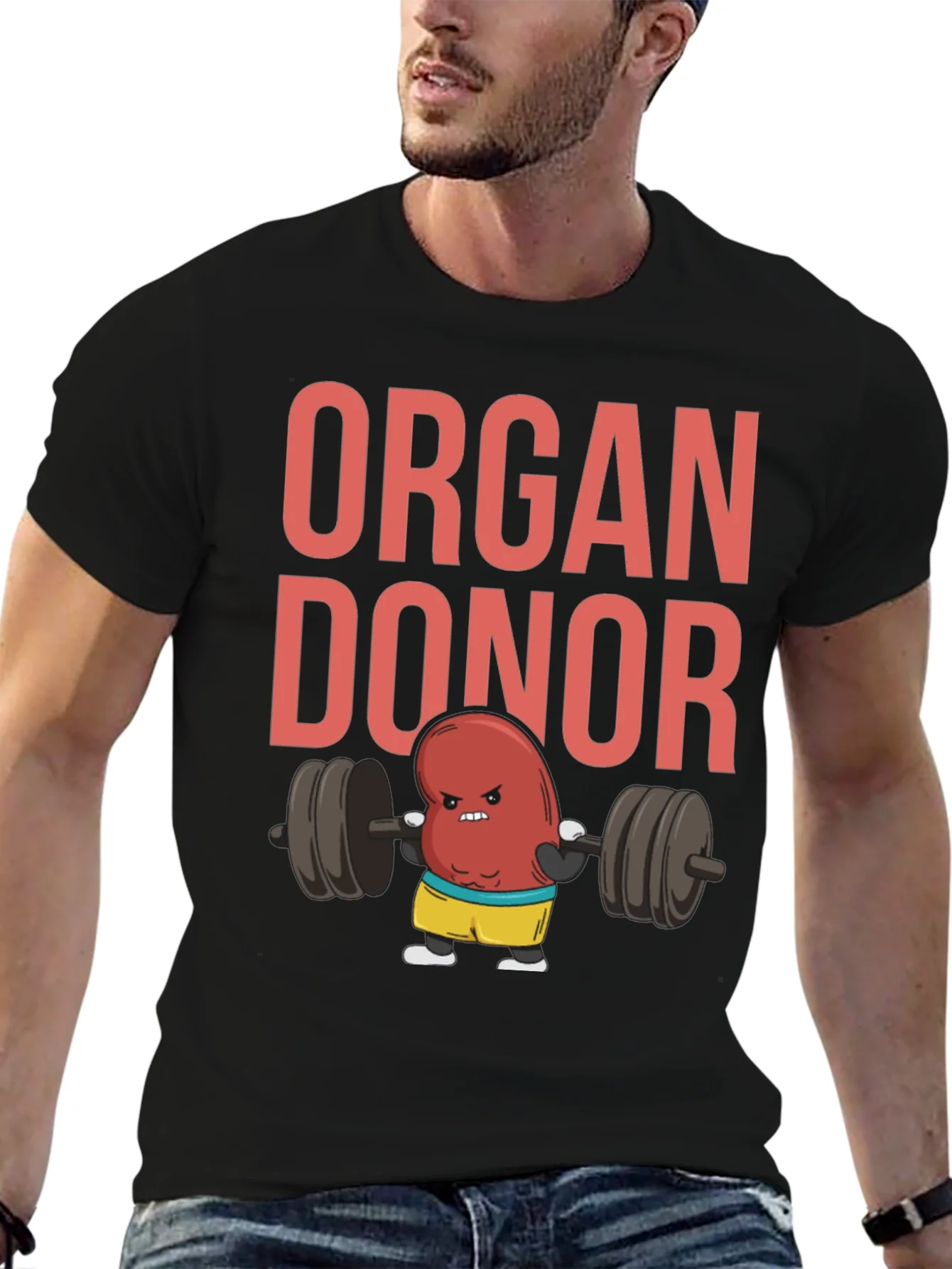 Rebbecca Organ Donor Funny Gym T-Shirt