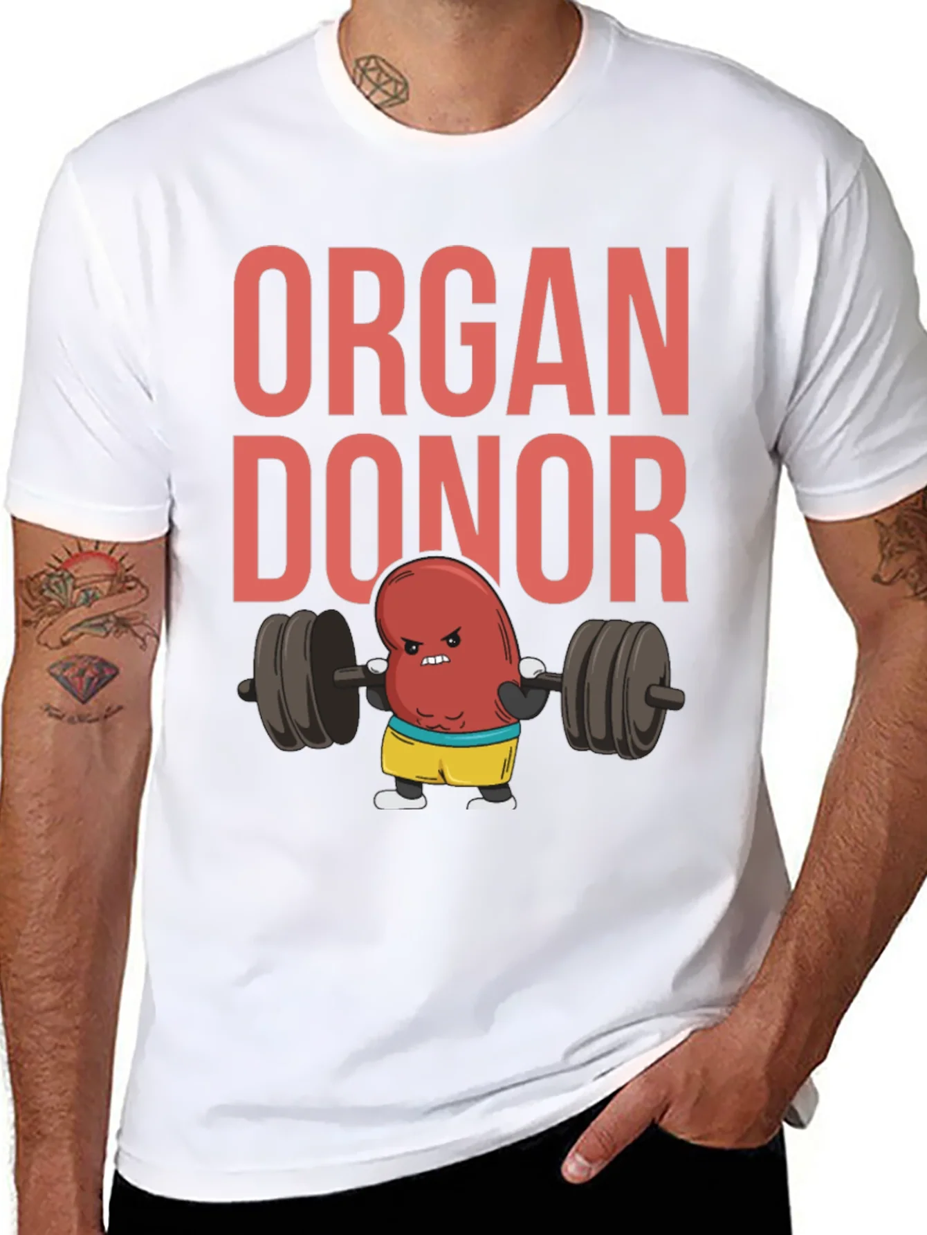 Rebbecca Organ Donor Funny Gym T-Shirt