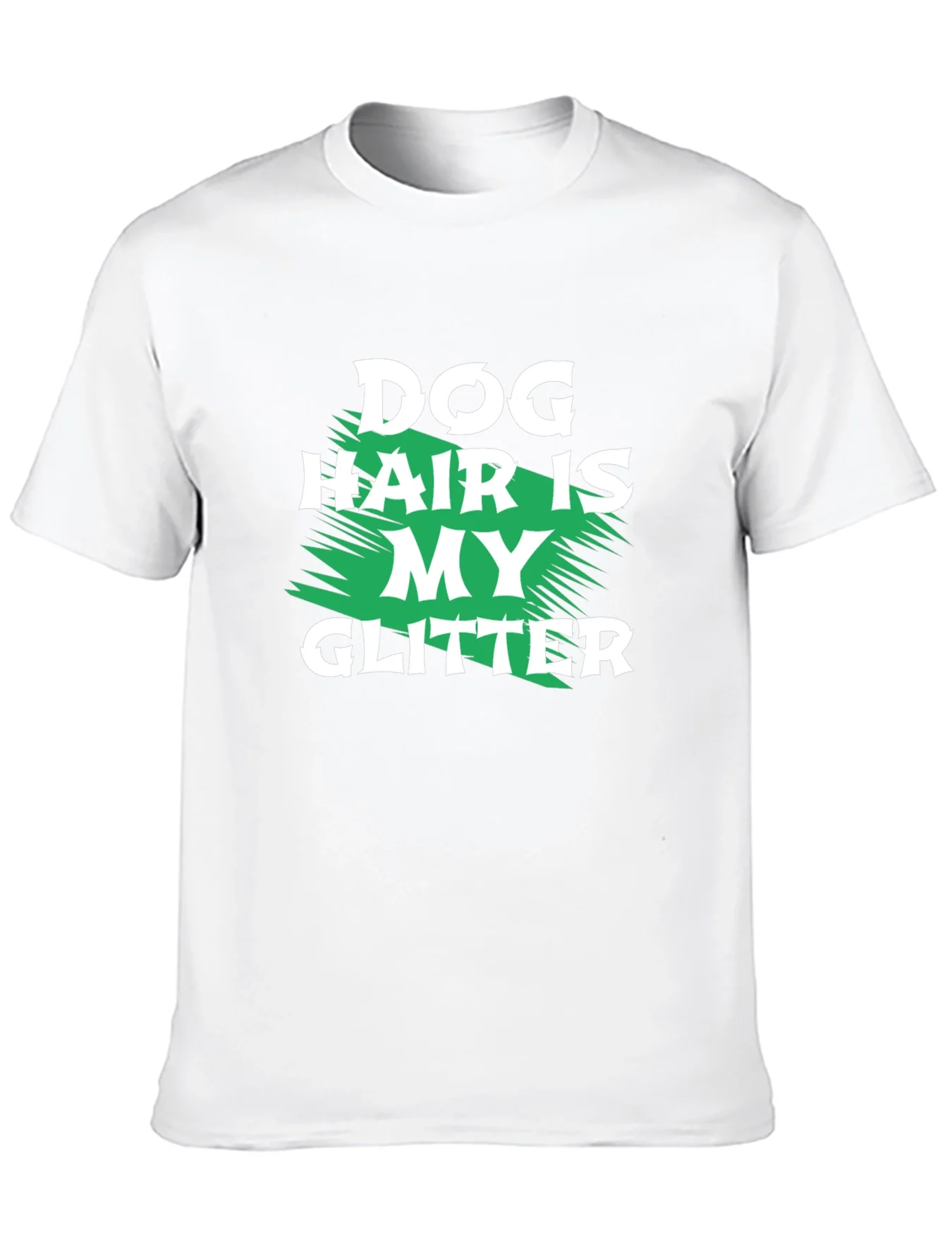 Camiseta Negra Dog Hair is My Glitter