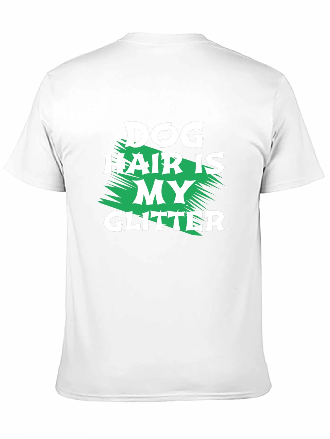 Camiseta Negra Dog Hair is My Glitter