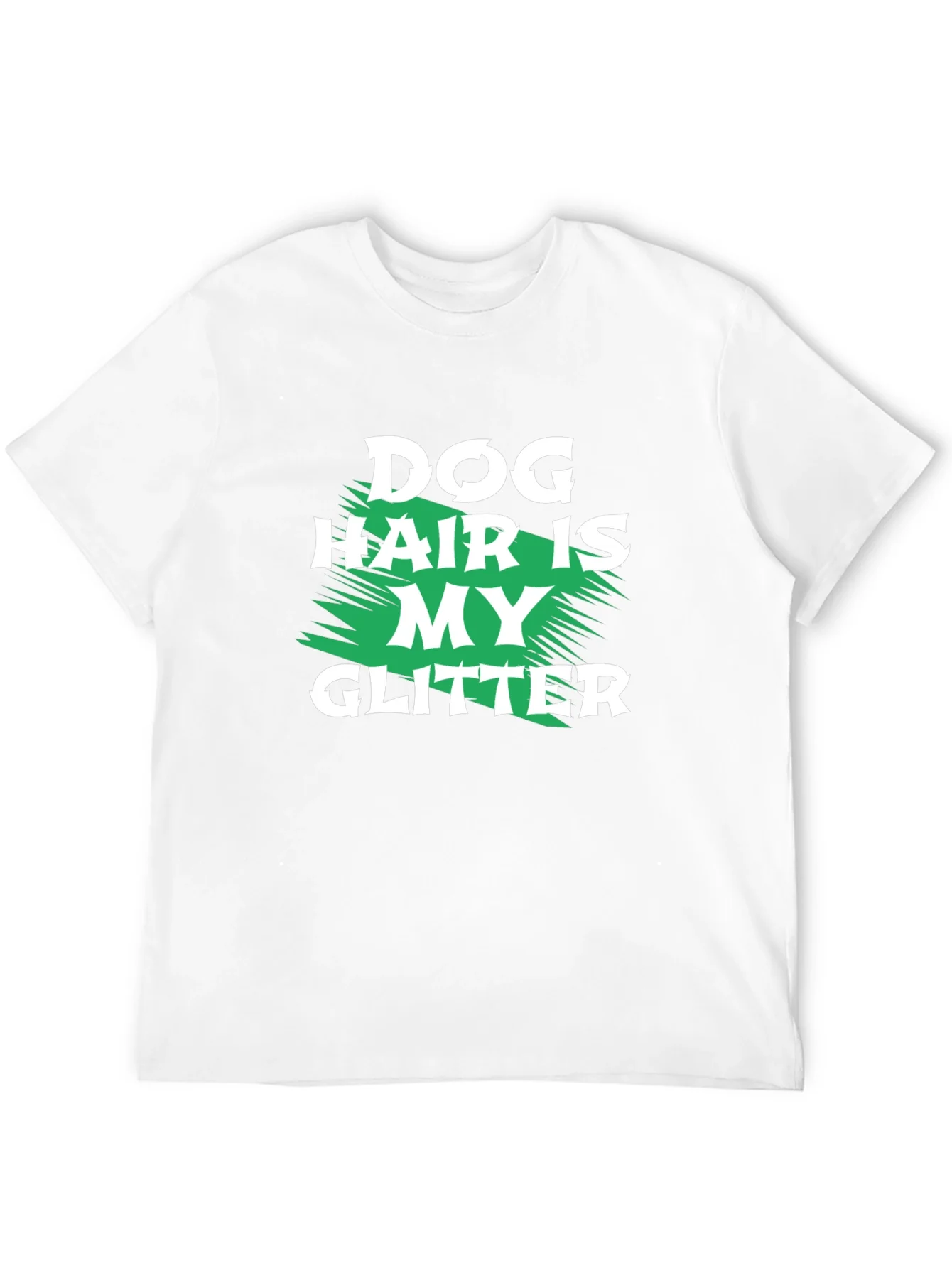 Camiseta Negra Dog Hair is My Glitter