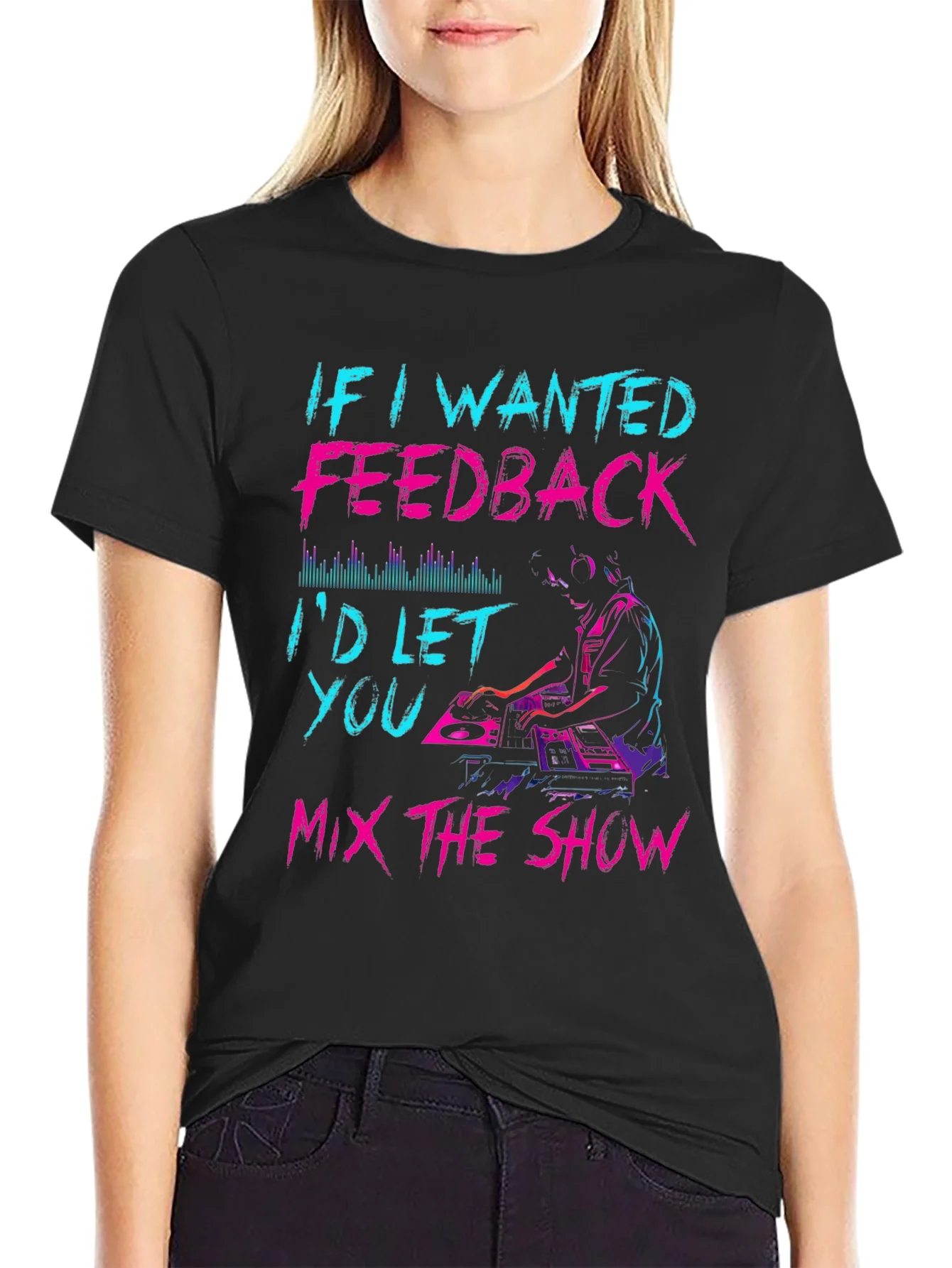 Rebbecca DJ Mix the Show Graphic Tee