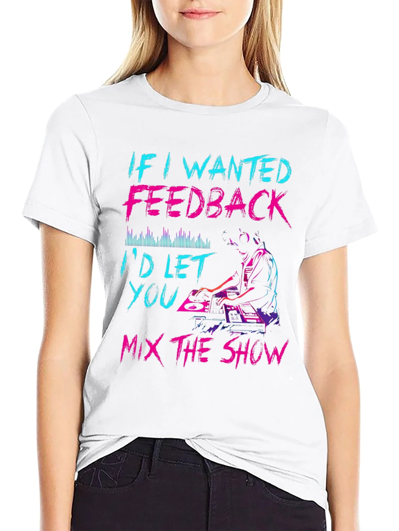 Rebbecca DJ Mix the Show Graphic Tee