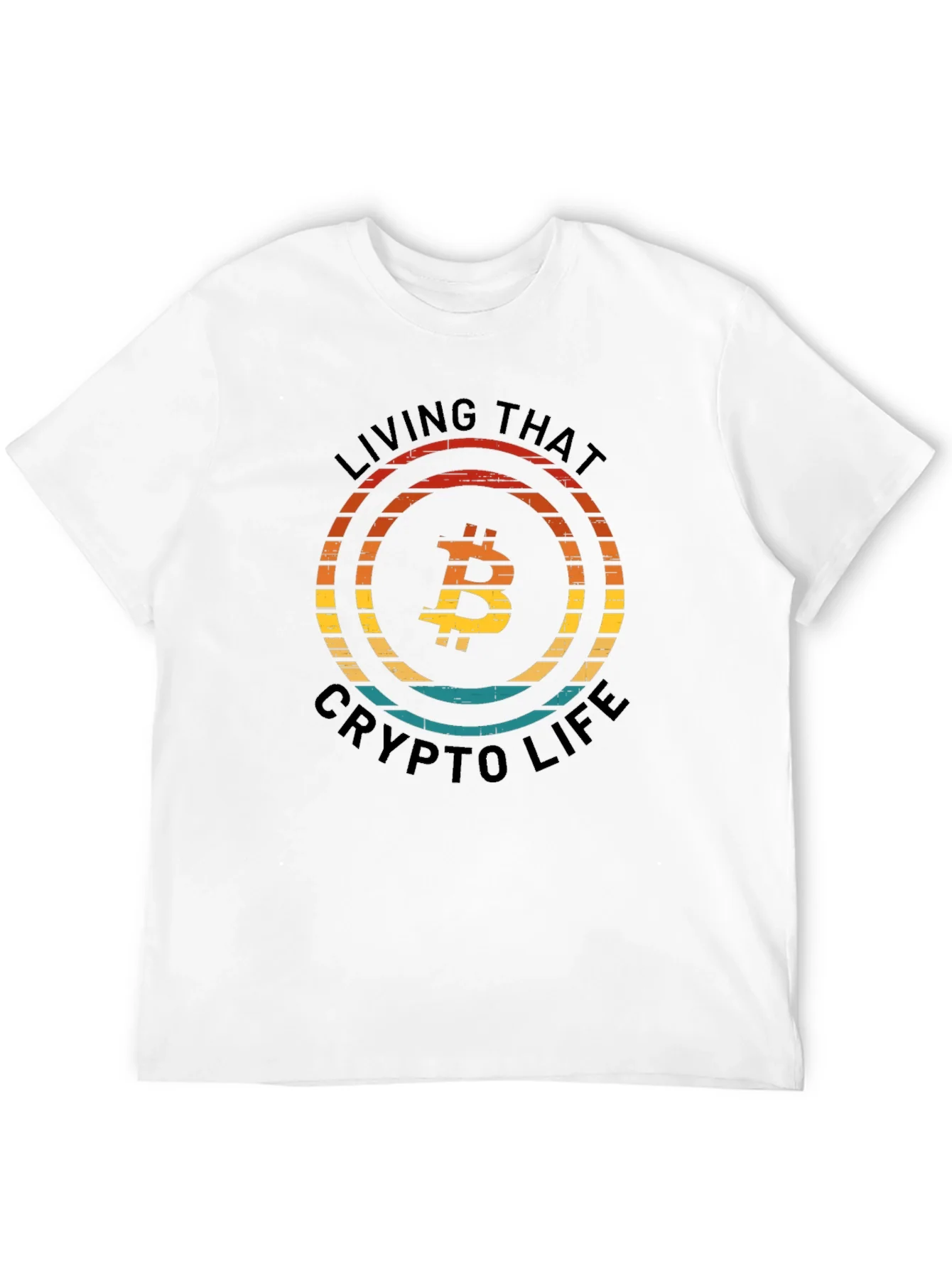 Rebbecca Bitcoin Crypto Life Black T-Shirt