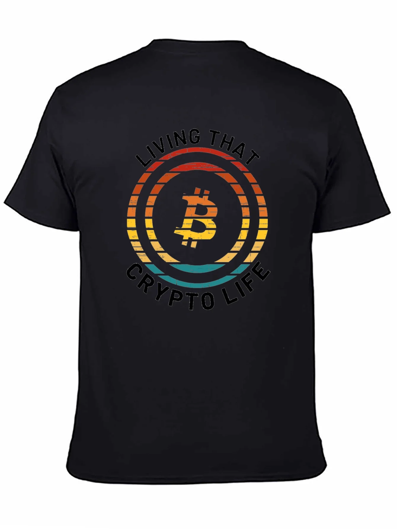 Rebbecca Bitcoin Crypto Life Black T-Shirt