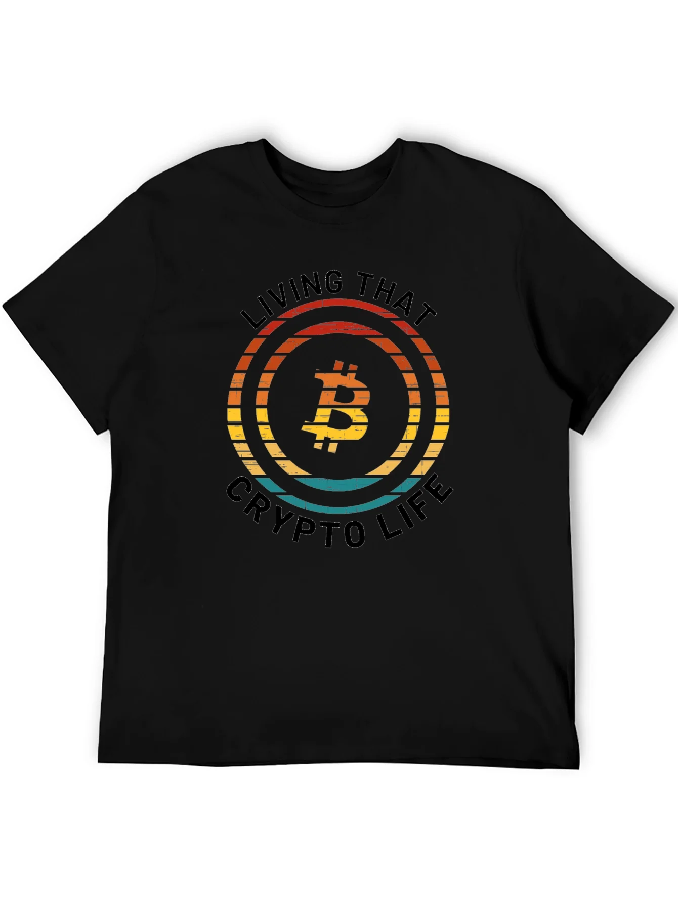 Rebbecca Bitcoin Crypto Life Black T-Shirt