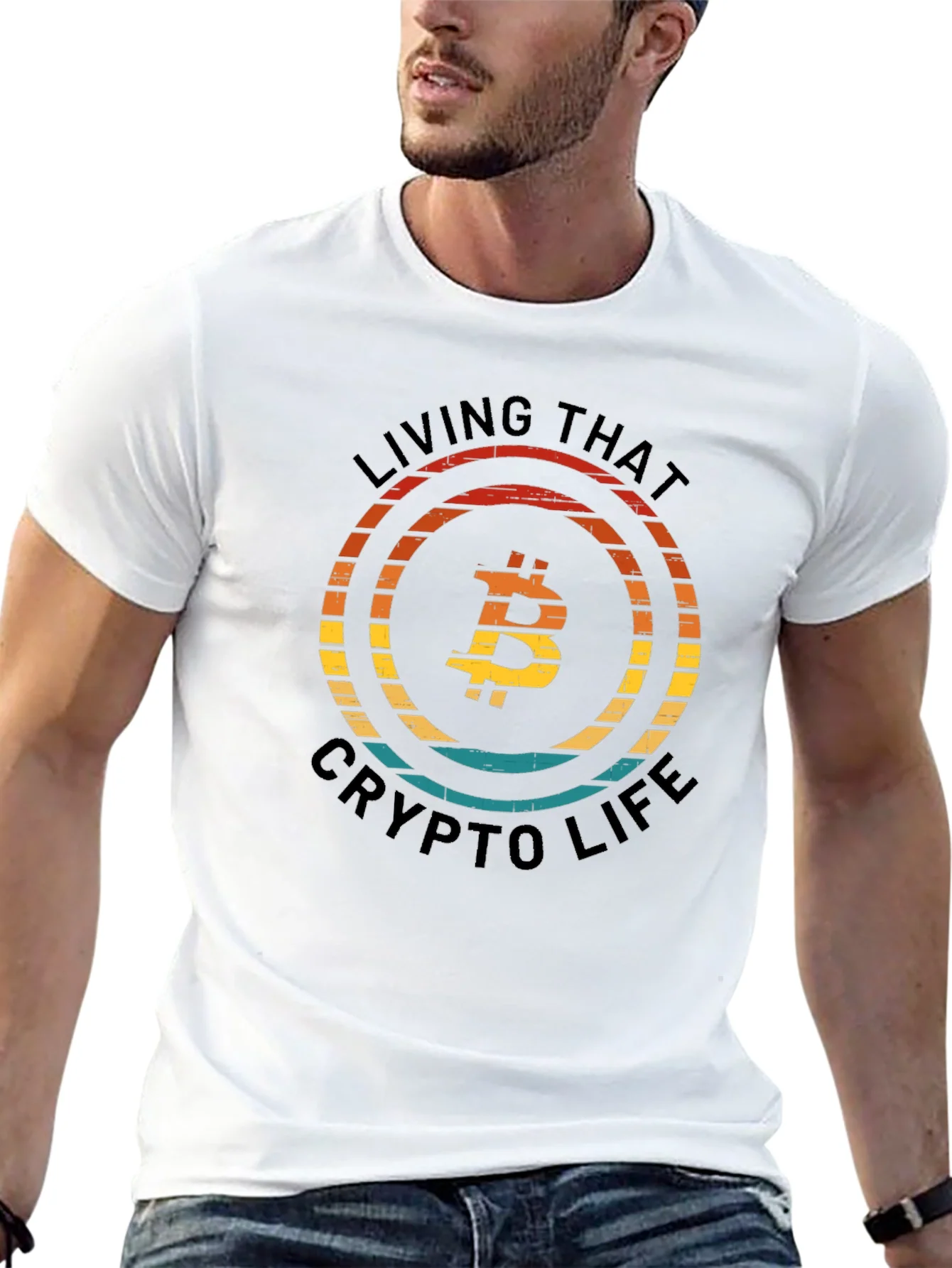 Rebbecca Bitcoin Crypto Life Black T-Shirt